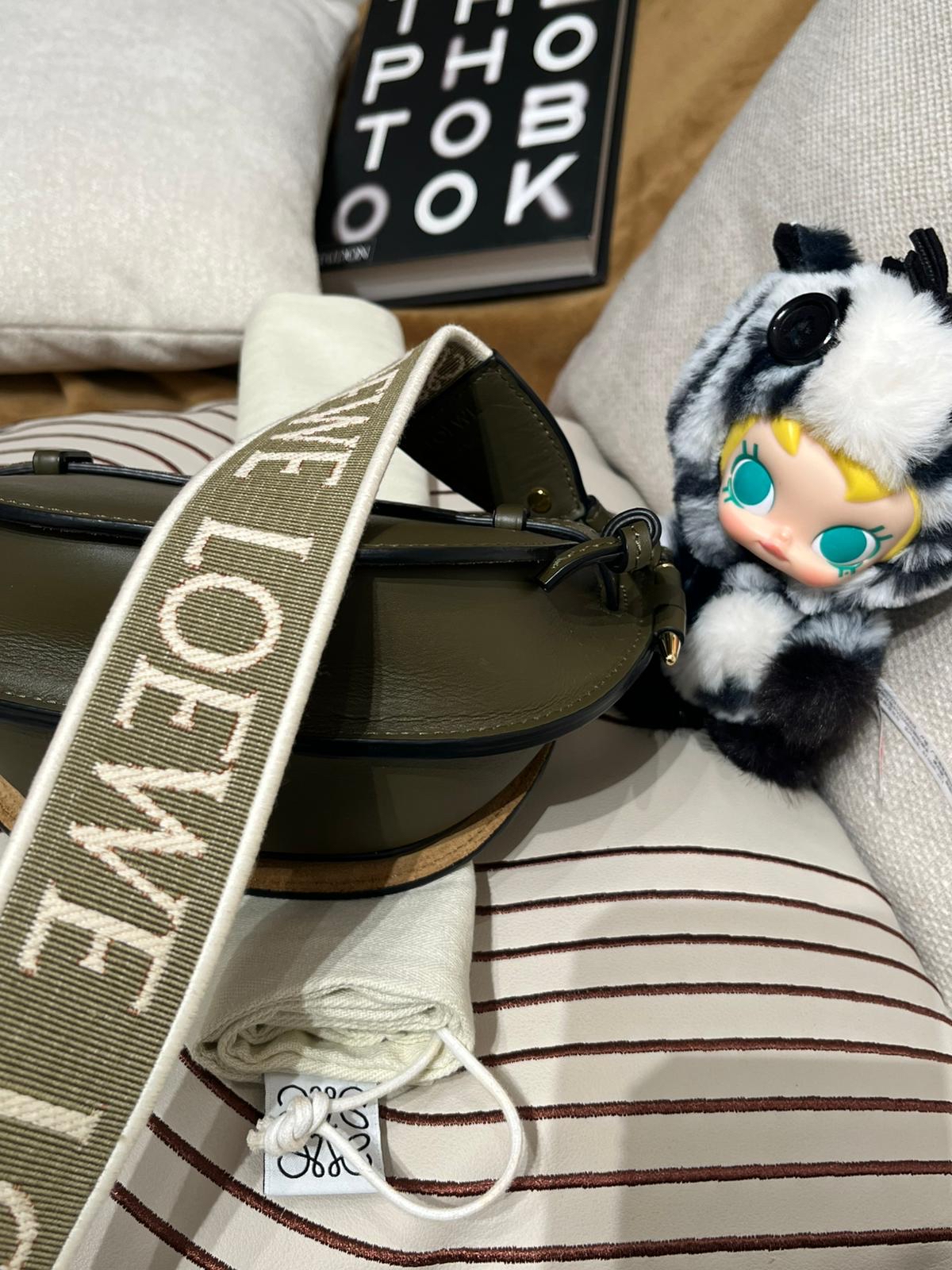 Loewe Gate Mini Calfskin Crossbody Bag 100%Authentic, 95%New ✅Dust bag