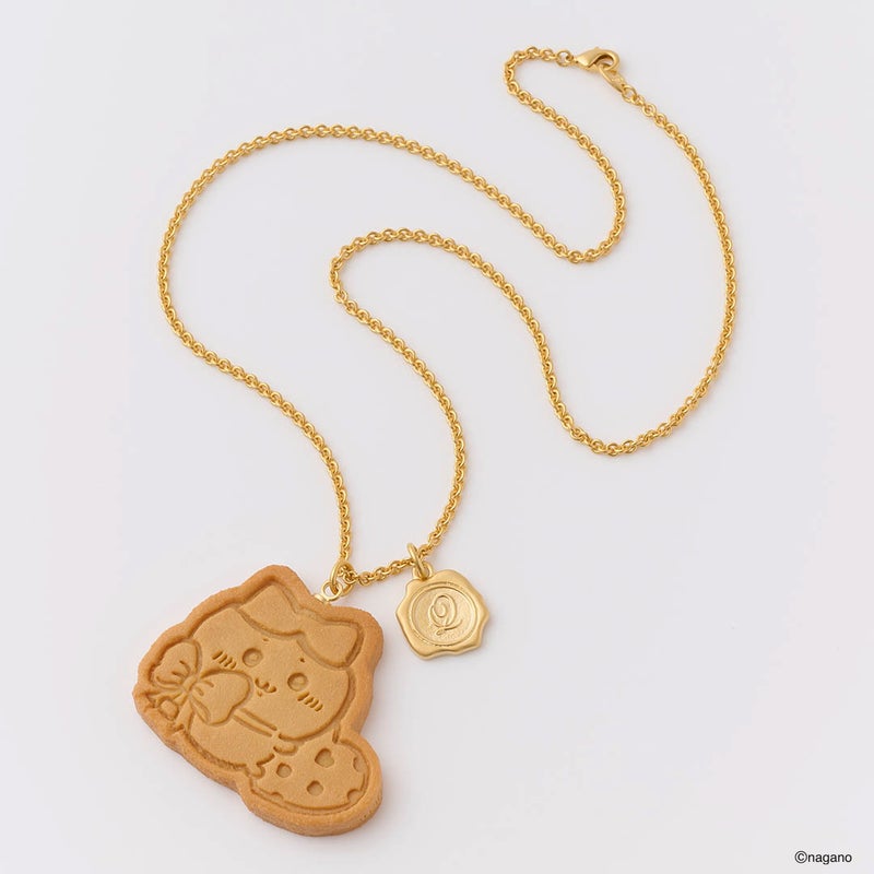 《Pre-Order》Cookie Necklace / Bag Charm 曲奇造型項鍊 / 掛飾｜Chiikawa 吉伊卡哇 X Q-pot. (26CKW27-P)