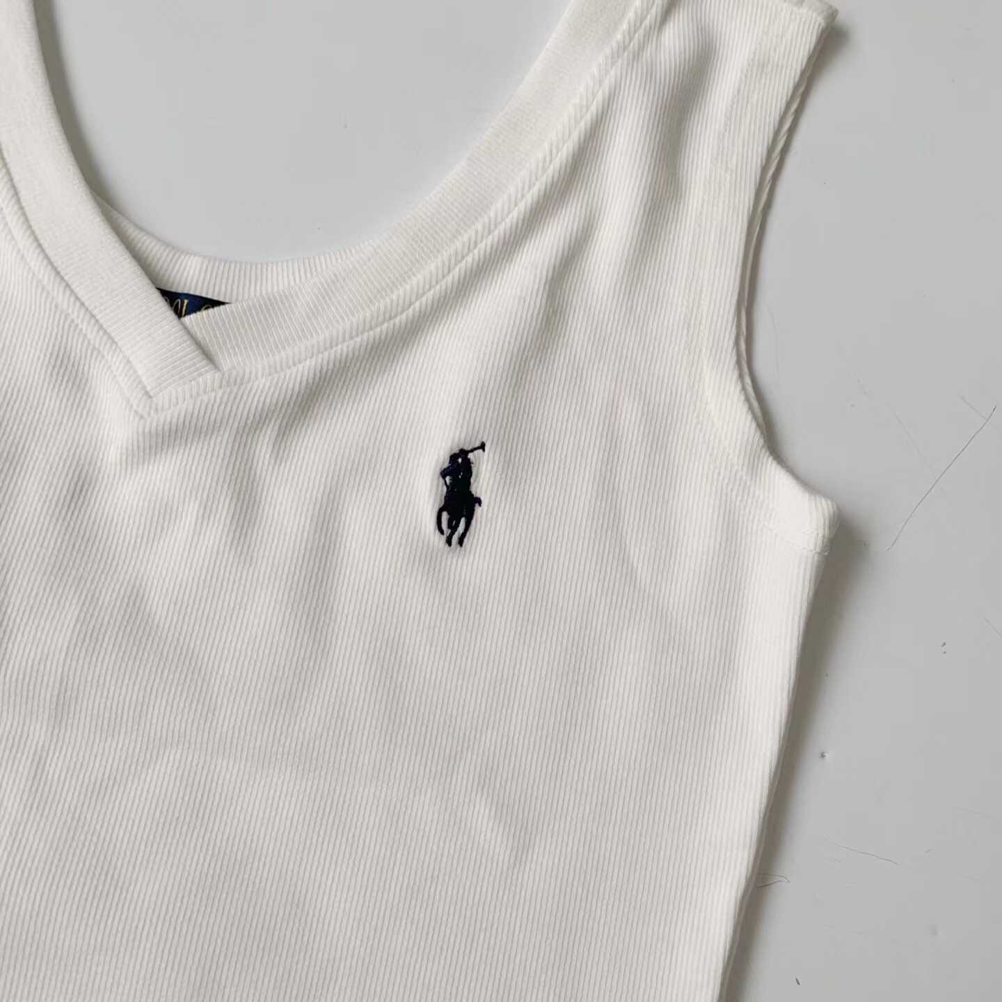 預 RL Polo V領彈性背心Tee [貨號26A1531]