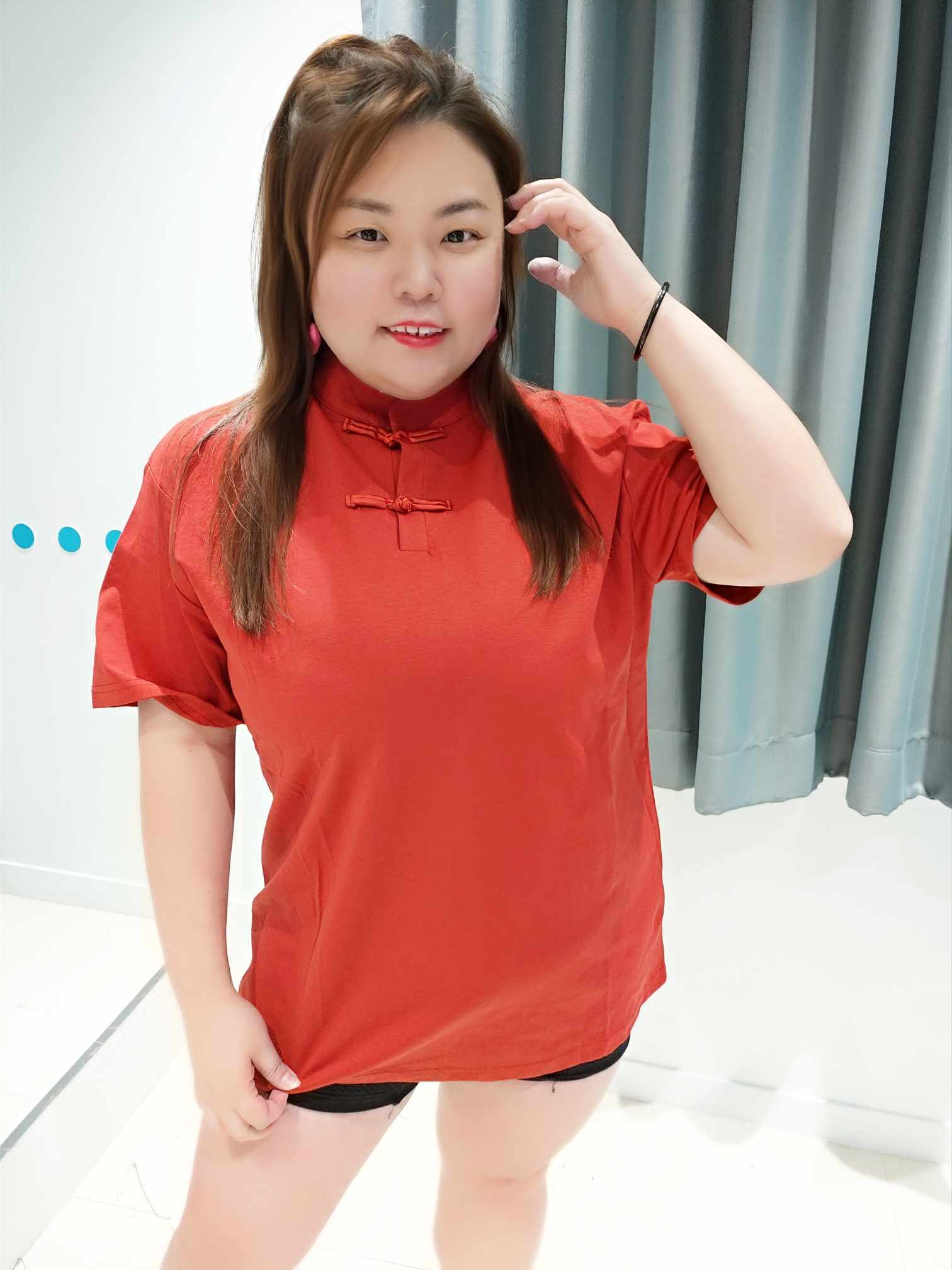 DSB13 盘口设计单色上衣