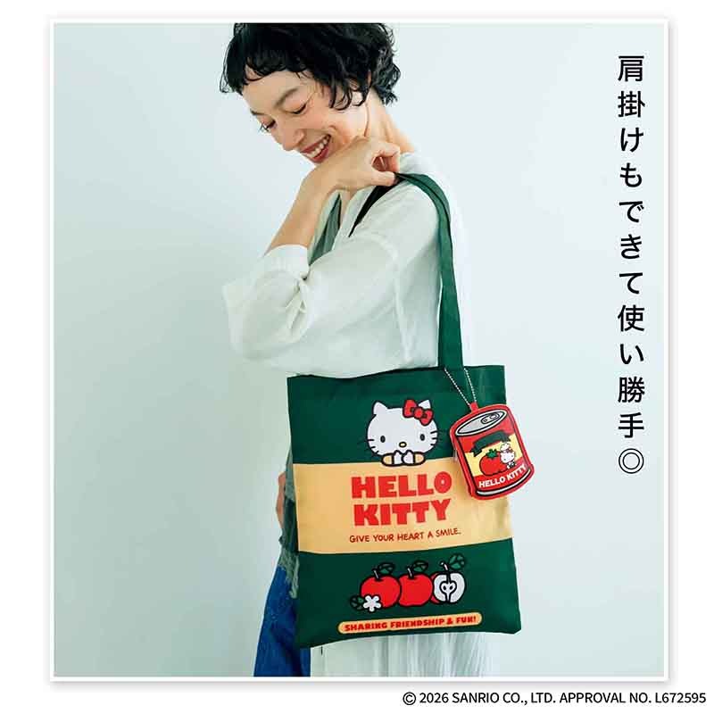 🎀【預訂】Kitty Tote Bag & 小包 - 大人のおしゃれ手帖 2026年11月号増刊