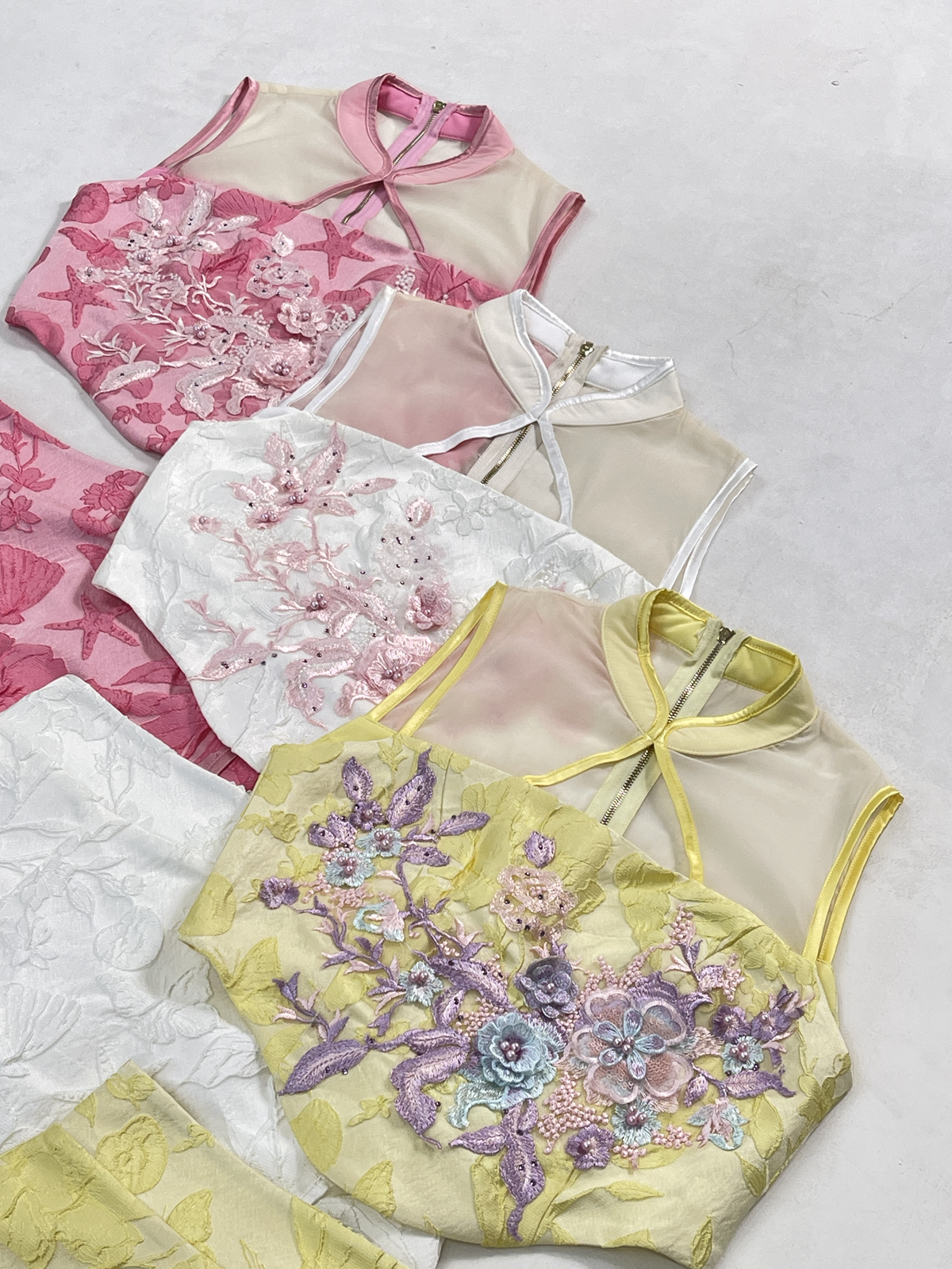 Celestial Bloom Qipao Set MC80