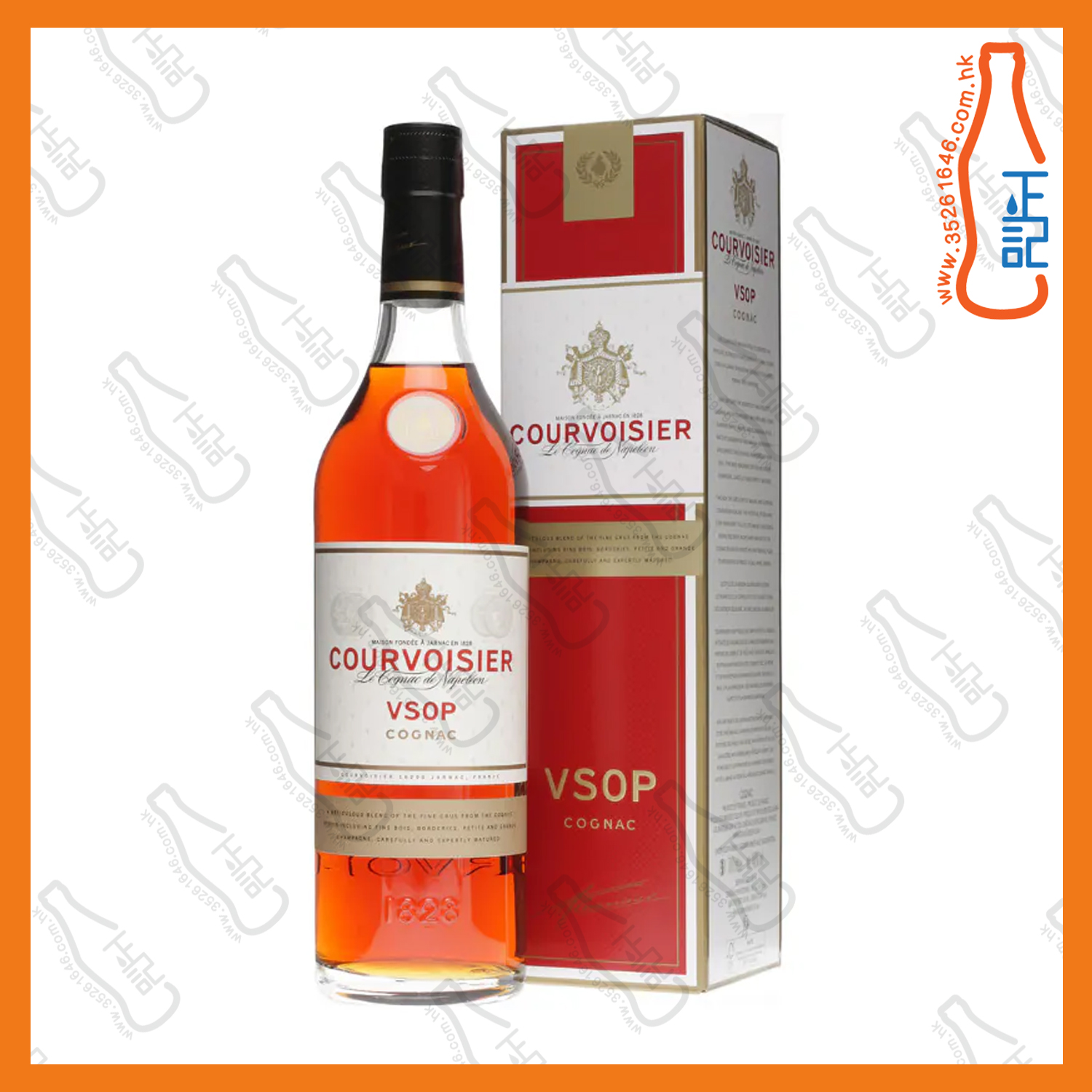 ==Courvoisier拿破崙 VSOP 干邑白蘭地 1000ml (禮盒) /支