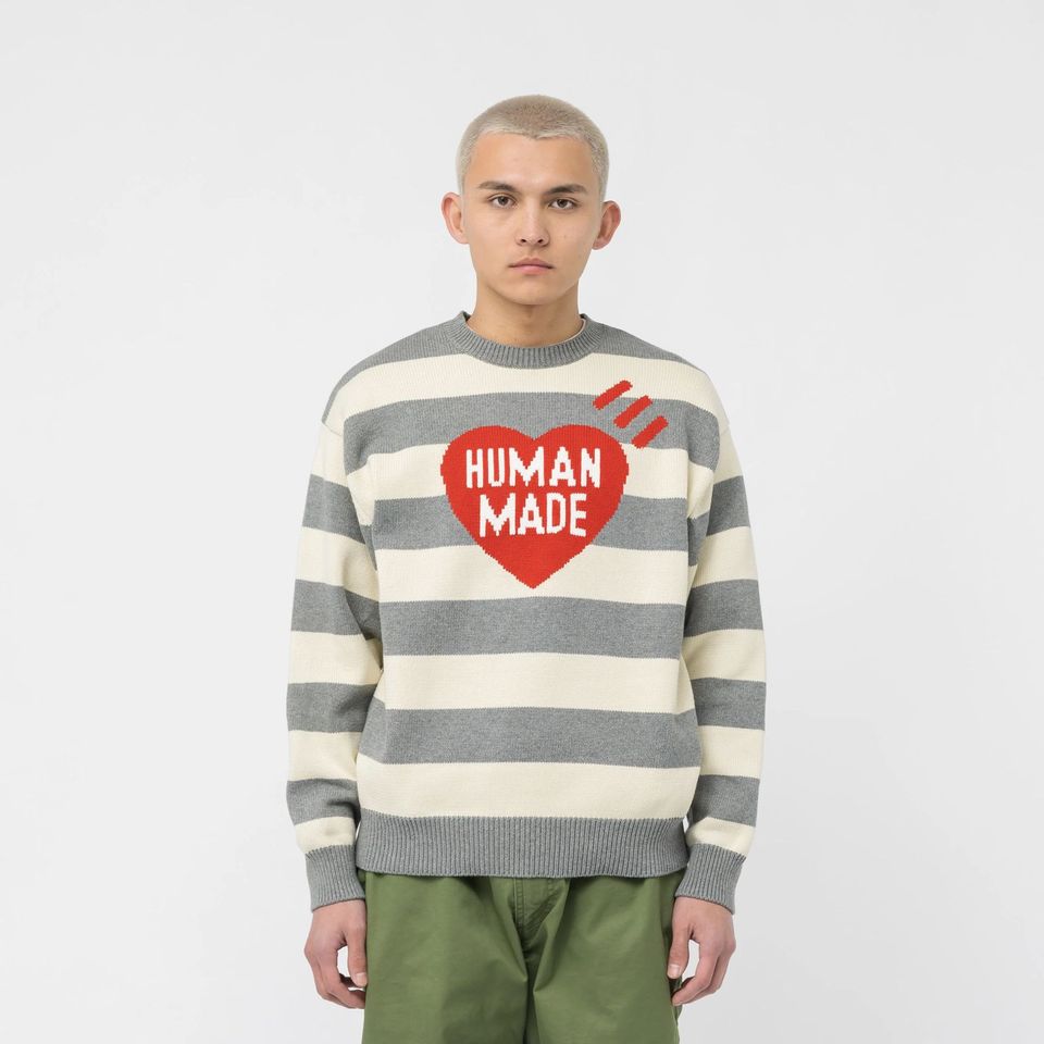 human made heart sweater - スウェット