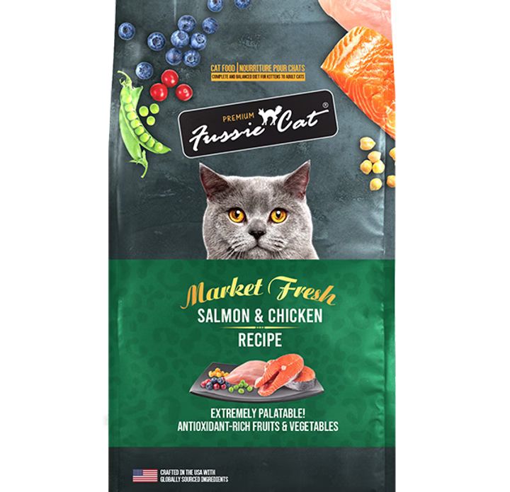 Fussie Cat Market Fresh 鮭魚雞肉配方貓糧 幼貓成貓適用 完整均衡