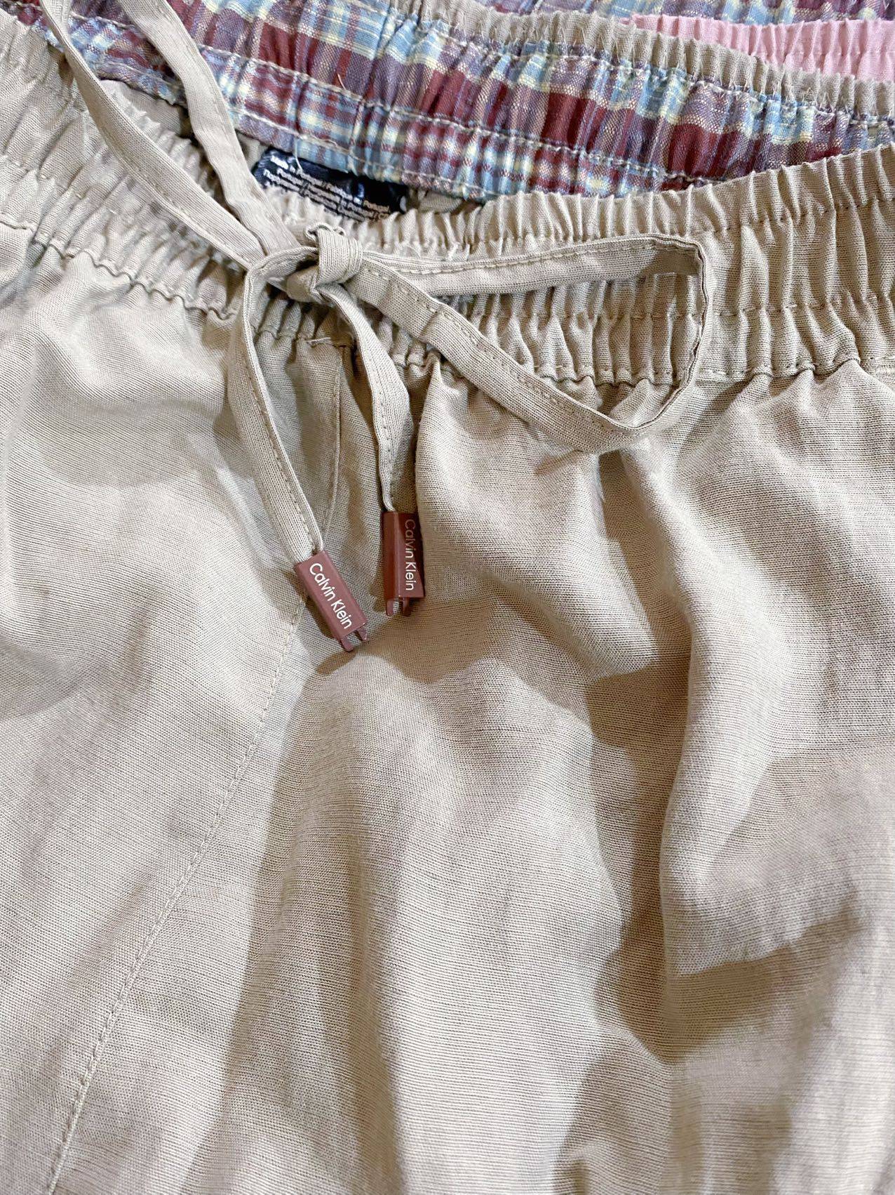 $188條。2條起$178條。✨ 廠單Calvin Klein亞麻闊腳褲 ✨