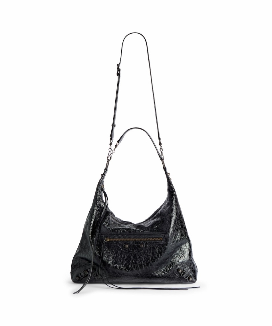 Balenciaga 女士 Le City Hobo 中號單肩包均碼碼中號、37cm*11cm*35cm 