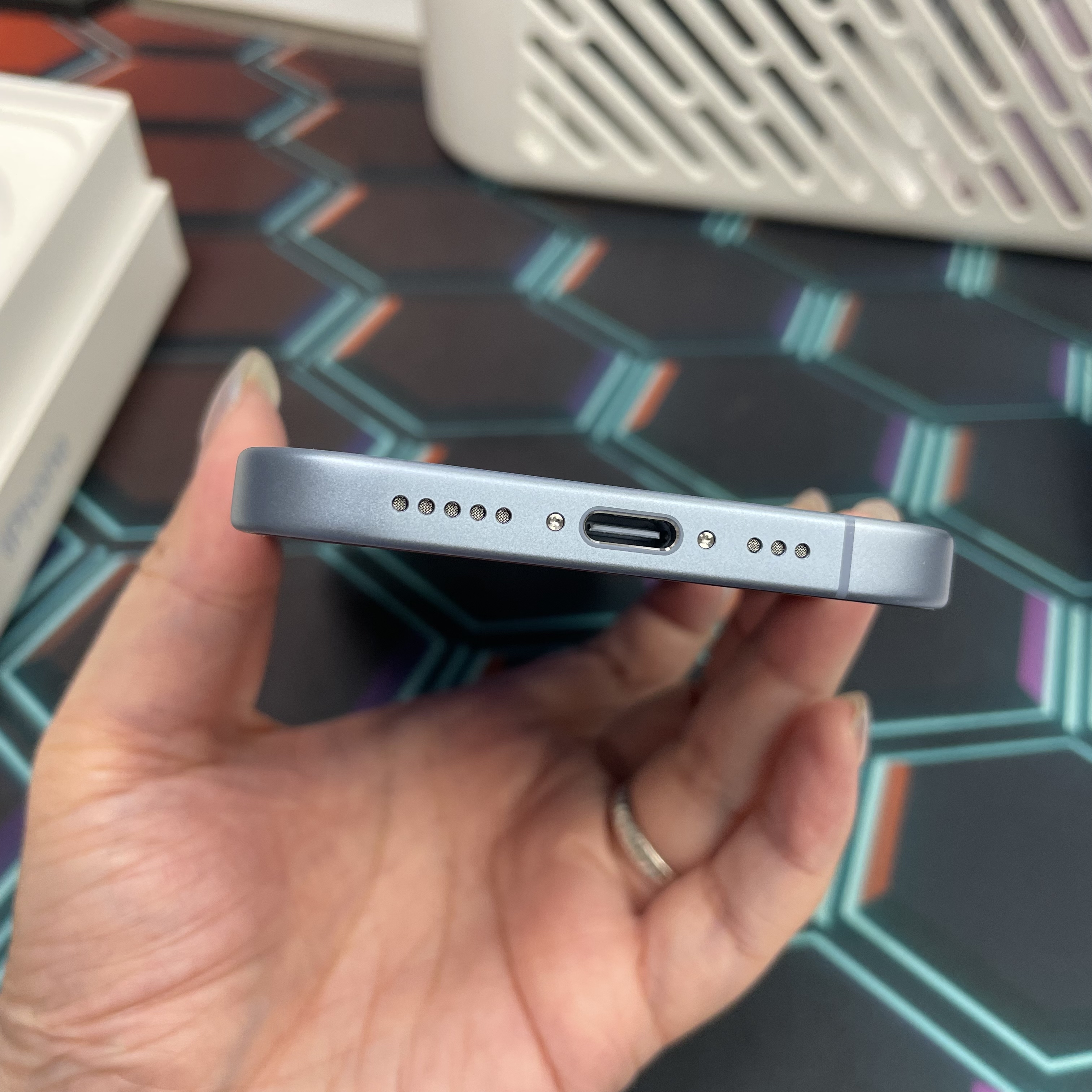 *7274 17 未使用品 512GB 電100 藍色 blue