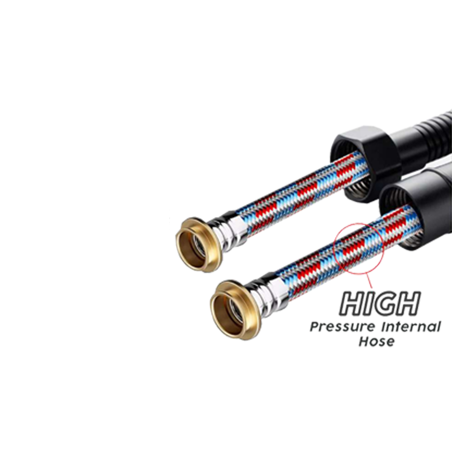 Otosani 1.2M Runflat Black Flexible Hose OTO966-61B