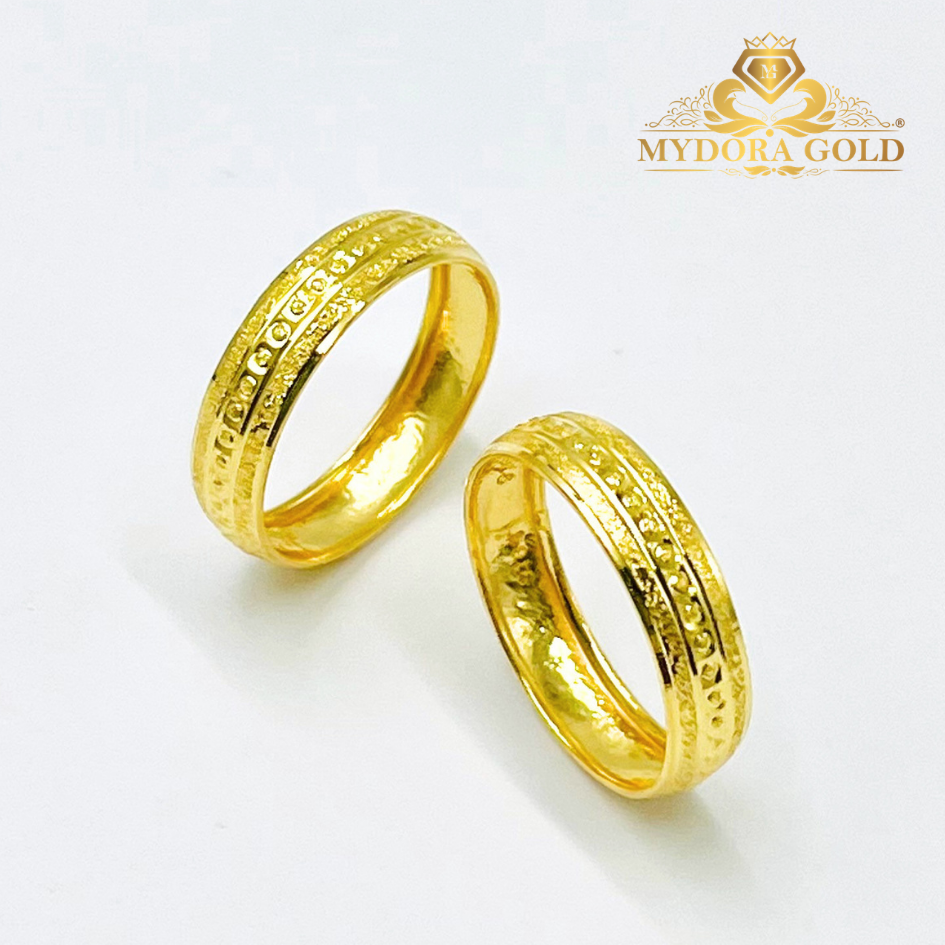 MYDORA Cincin Belah Rotan Ratna Klasik l EMAS 916/22K