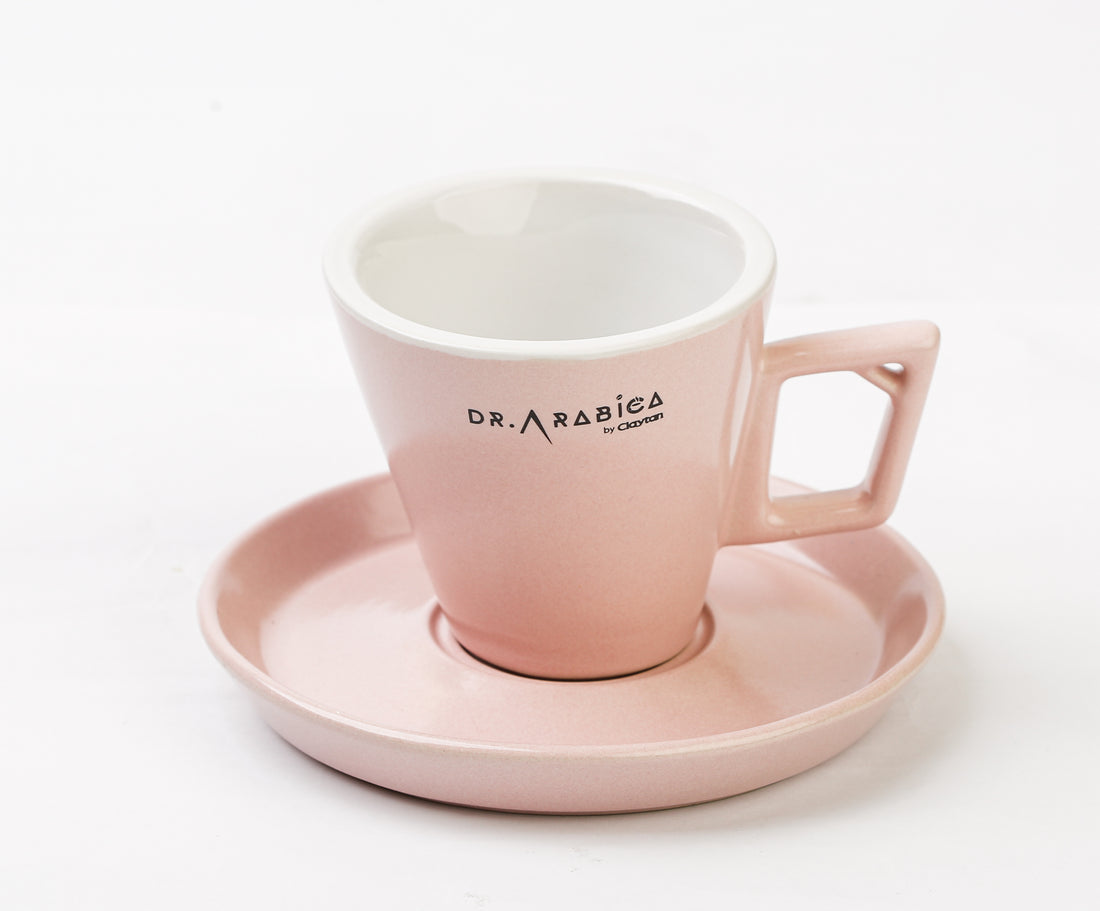Dr. Arabica Professional Series - Espresso 60ml, 90ml & 120ml Cup & Saucer