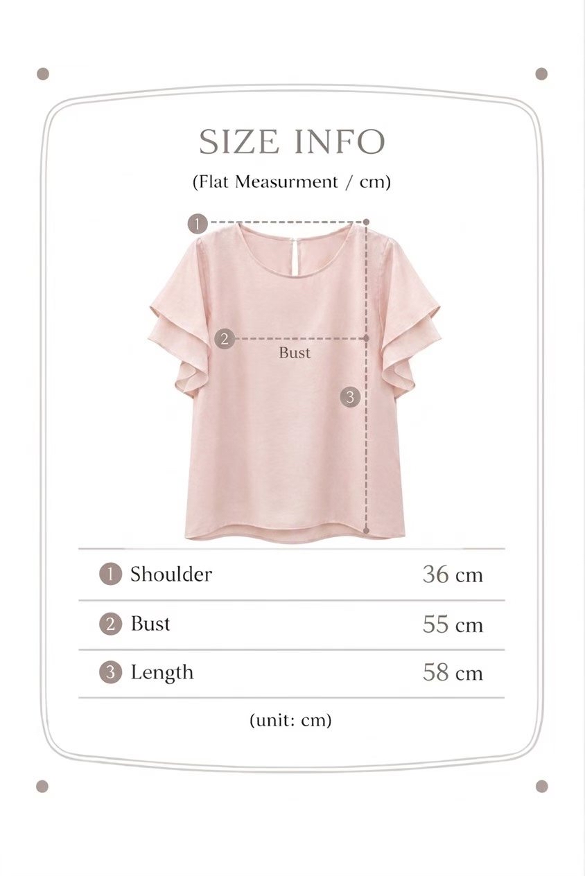 MT17 雙層袖blouse 