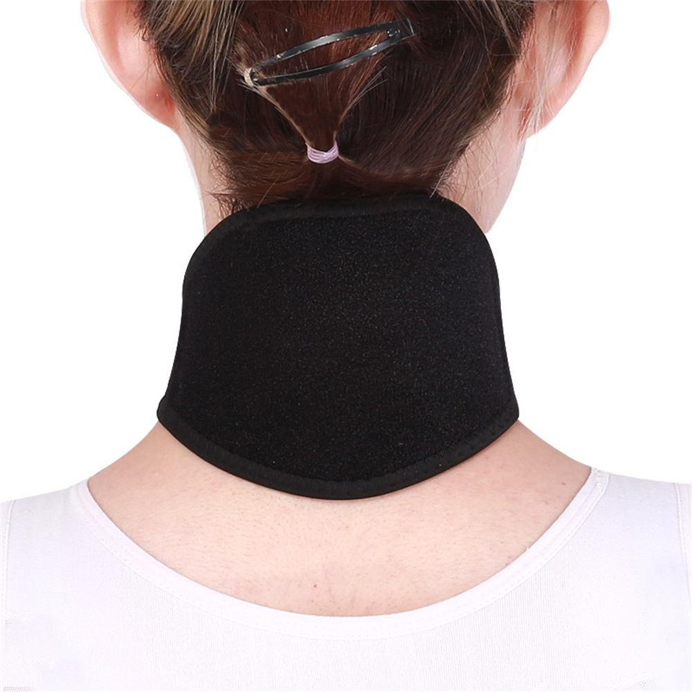 磁石自發熱護頸帶 勁椎熱敷 頸套 熱敷 保暖頸椎 [平行進口] HK2685