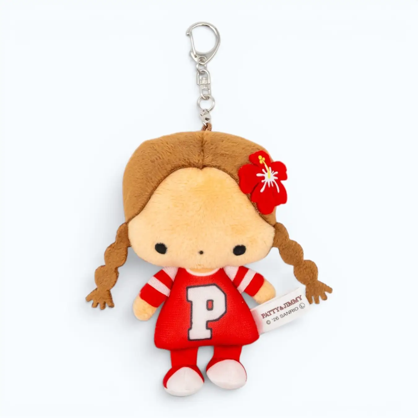【日本直送】Sanrio 日燒曬黑毛絨隨身鏡吊飾 ✨ 出街補妝必備