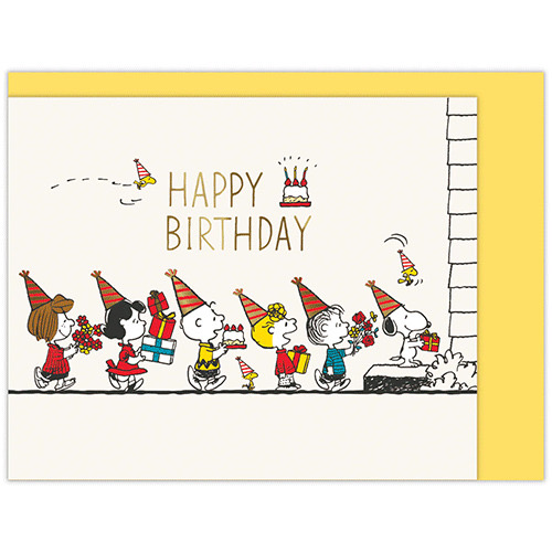 peanuts立體生日卡