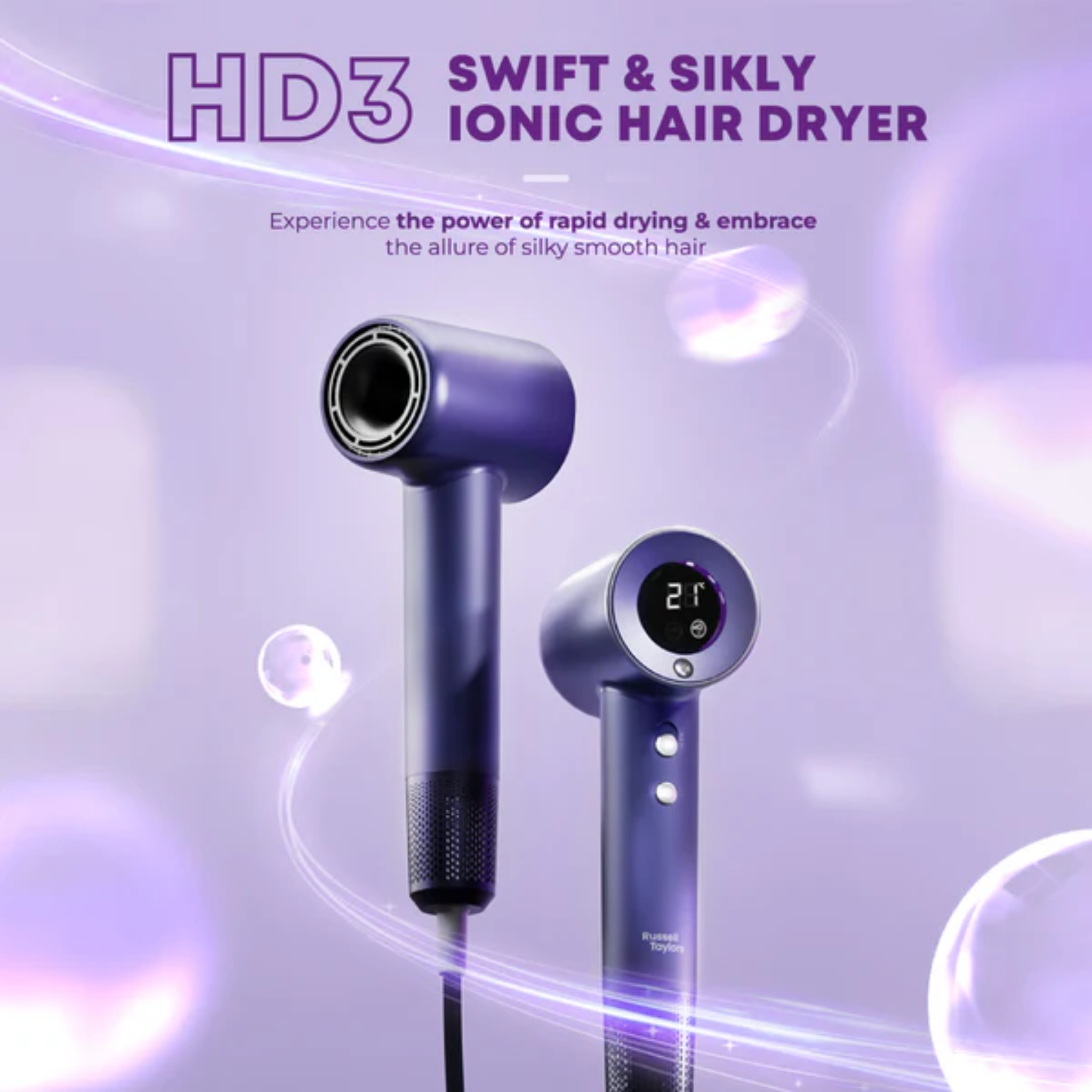 Russell Taylors High Speed Hair Dryer (HD3)