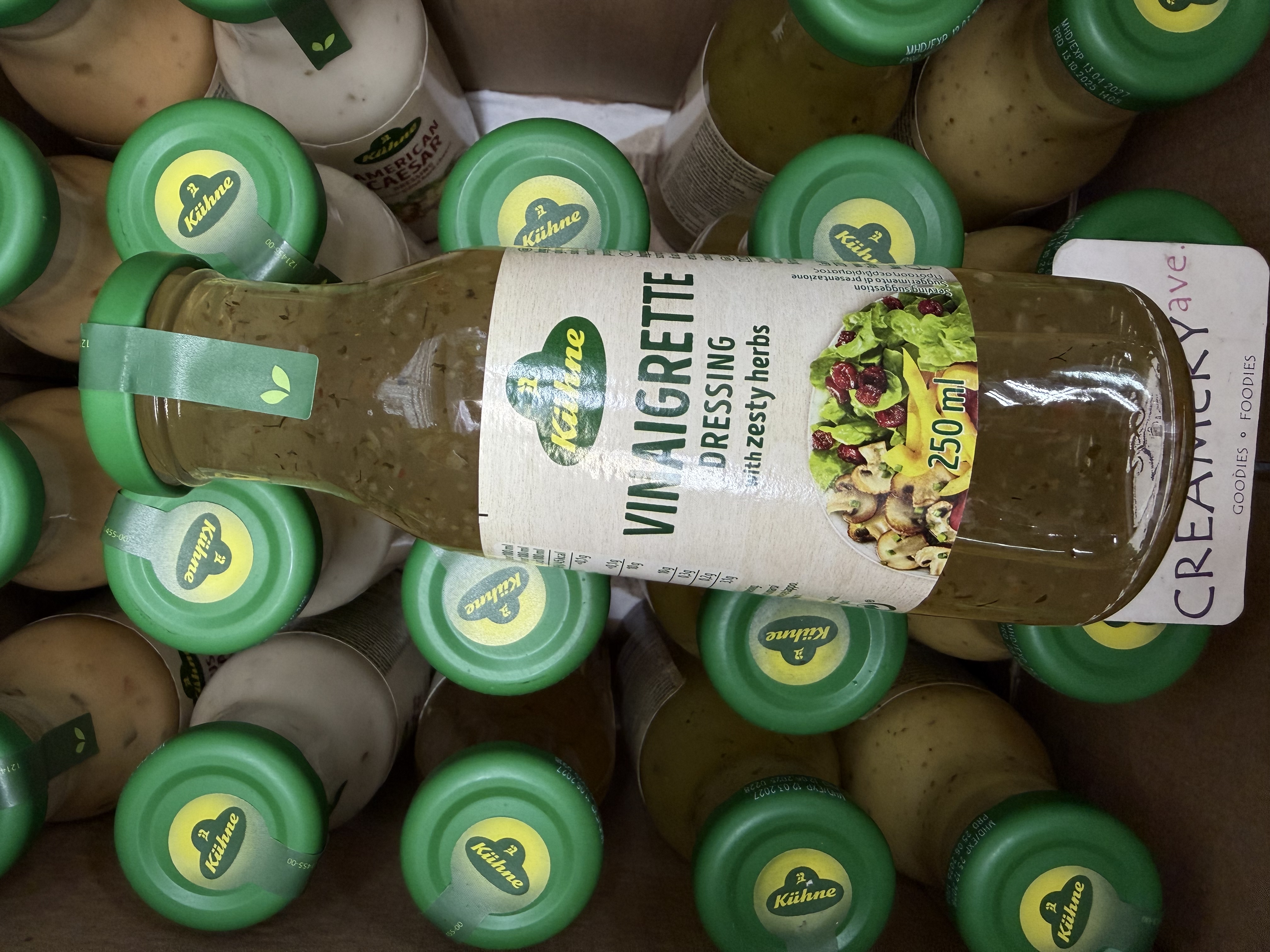 德國冠利油醋汁（香草）沙律醬Germany Kühne Vinaigretta Fine Herbs Dressing 250ml