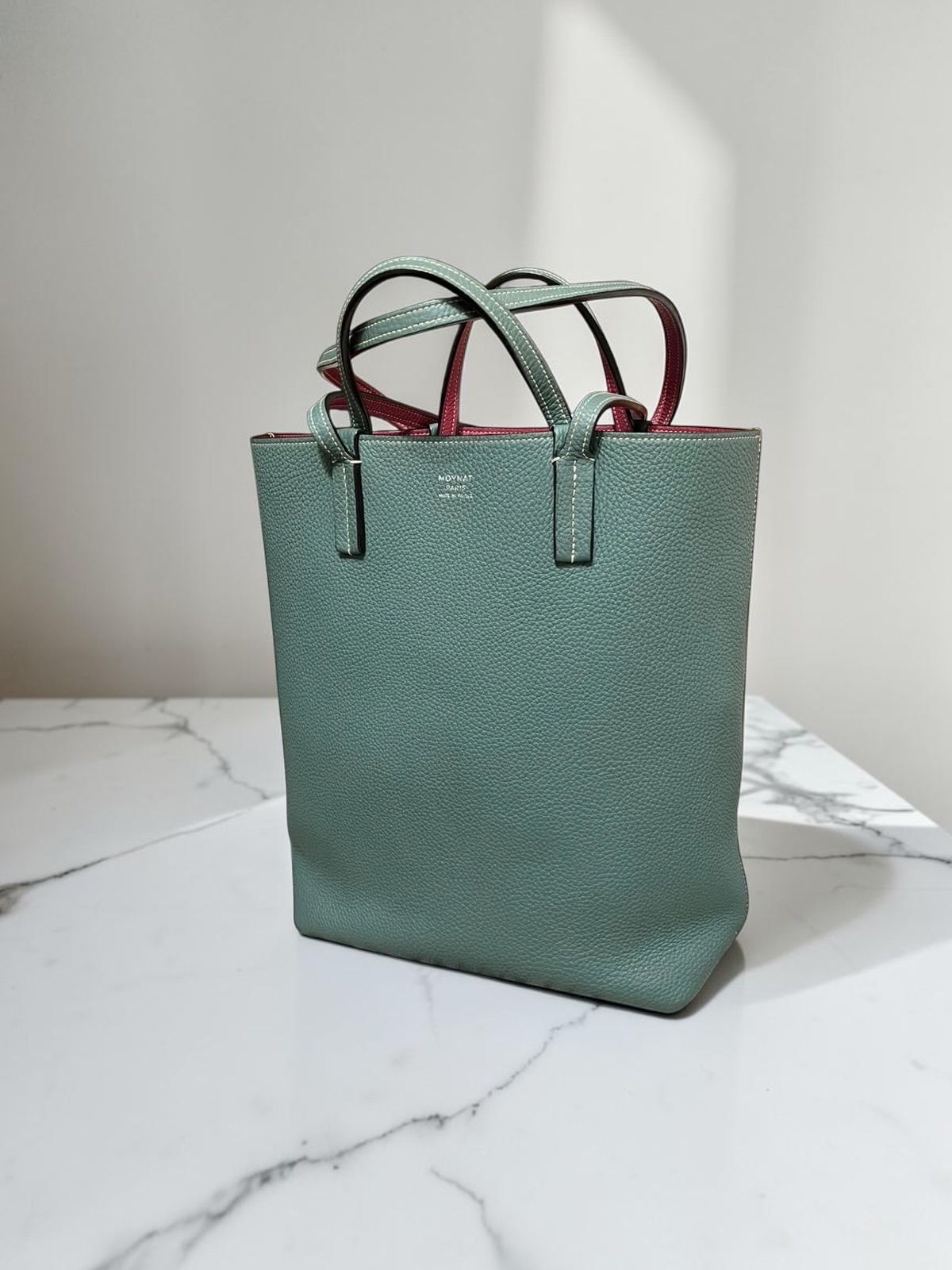 Moynat tote bag reversible calfskin  ,100%Authentic,98%new✅Dust bag