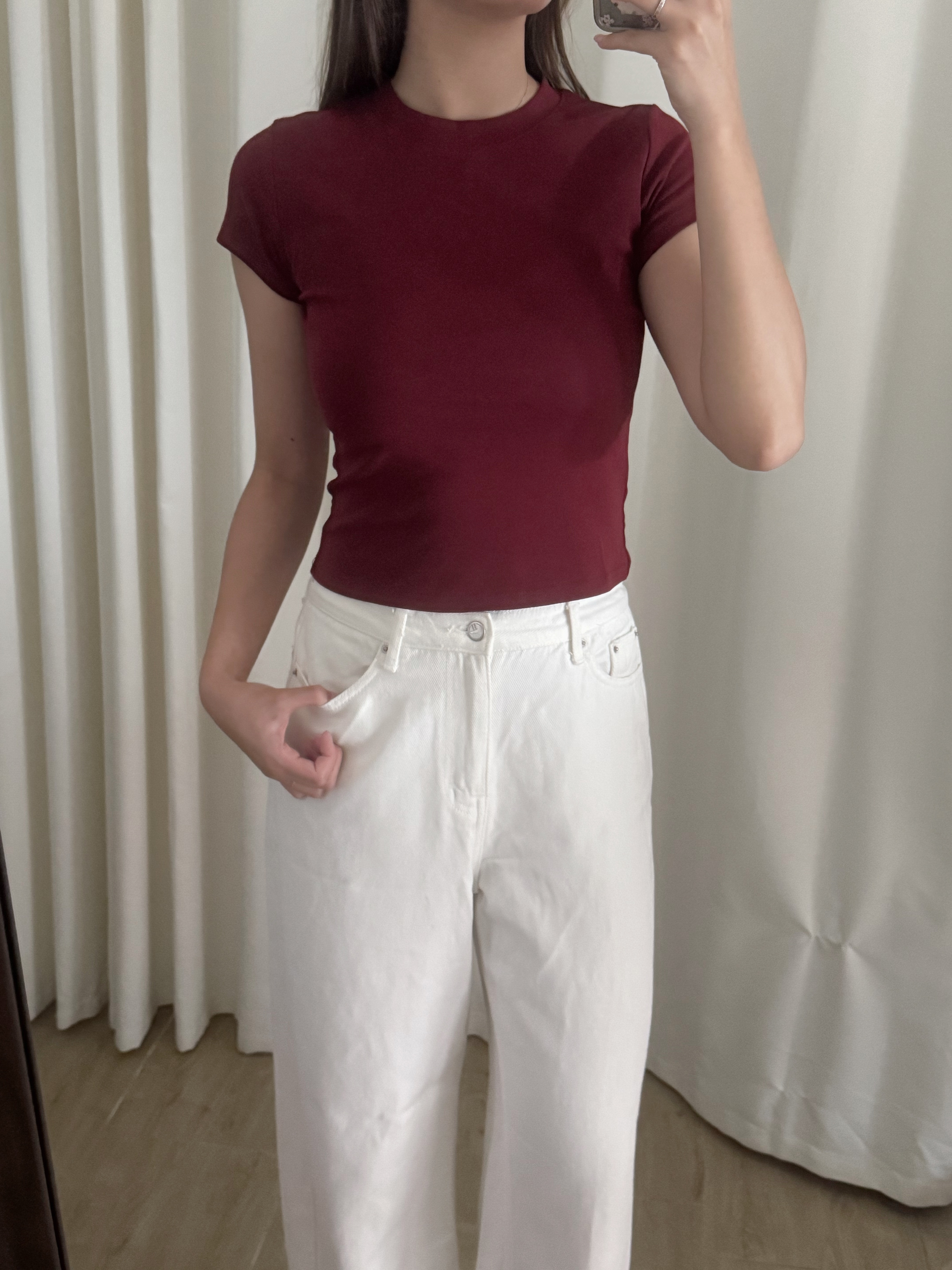 [basic tee]簡約親膚圓領短袖上衣(八色入)