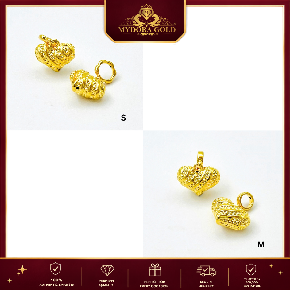 MYDORA Charm Puffed Love (5G) l EMAS 916/22K