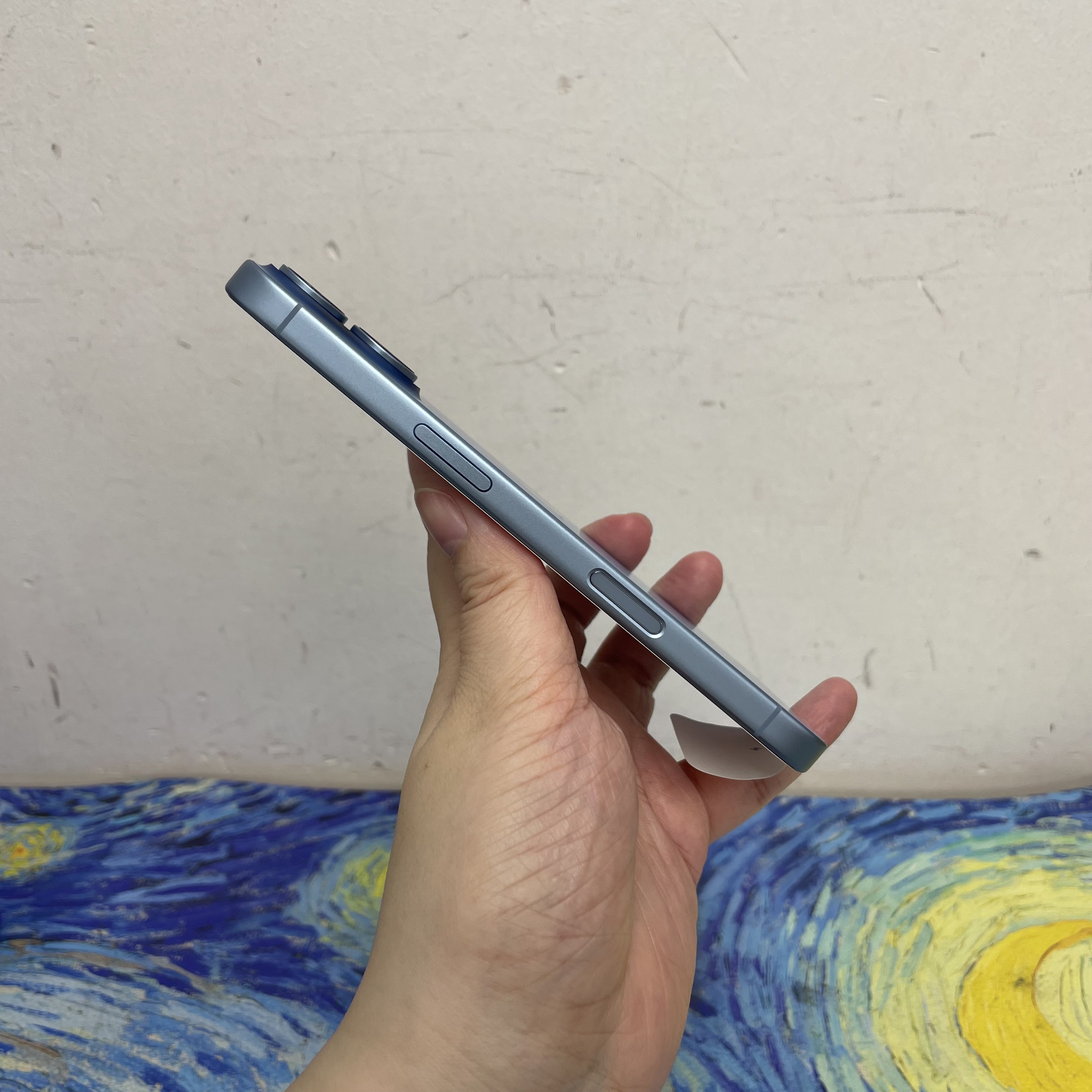 *5896 17 全新機 256GB 電100 藍色 blue