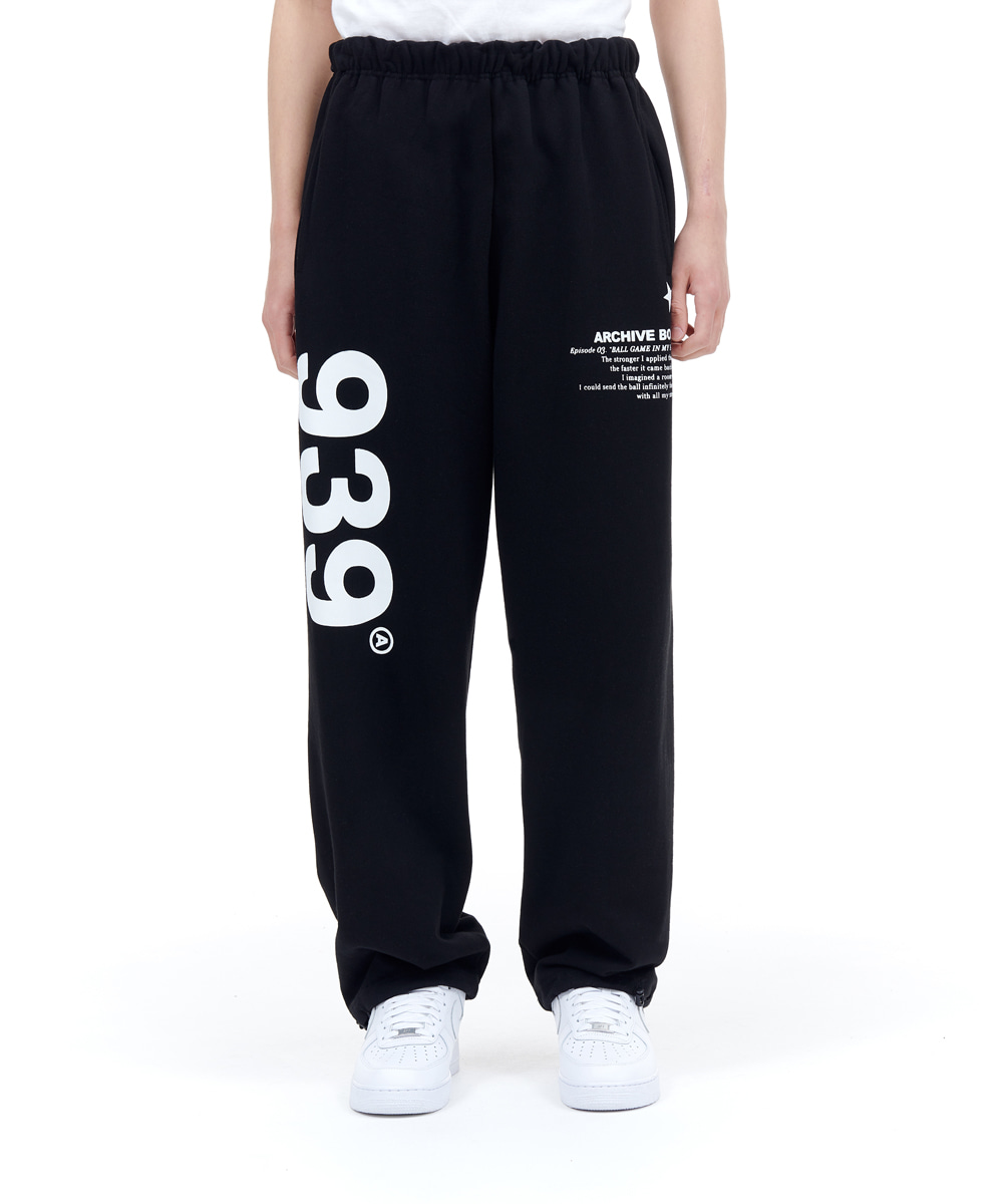 🇰🇷訂購｜ARCHIVE BOLD｜939 LOGO SWEAT PANTS (UNISEX) | AnyNOID