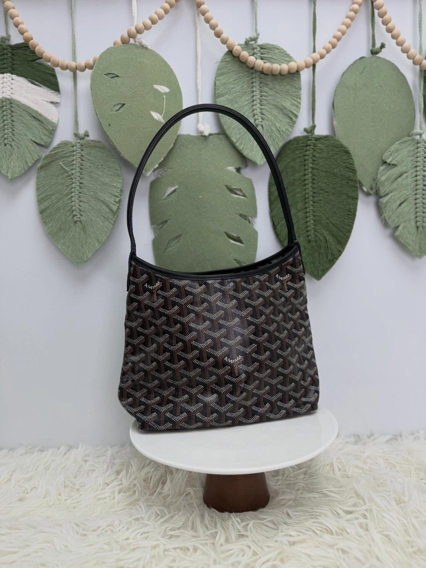 Goyard🤍PRE OWNED  閑置品  黑色mini hobo 2026單 全套🖤