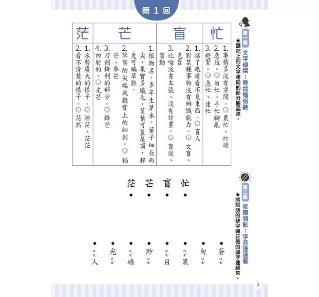 螢火蟲 形近字沒煩惱