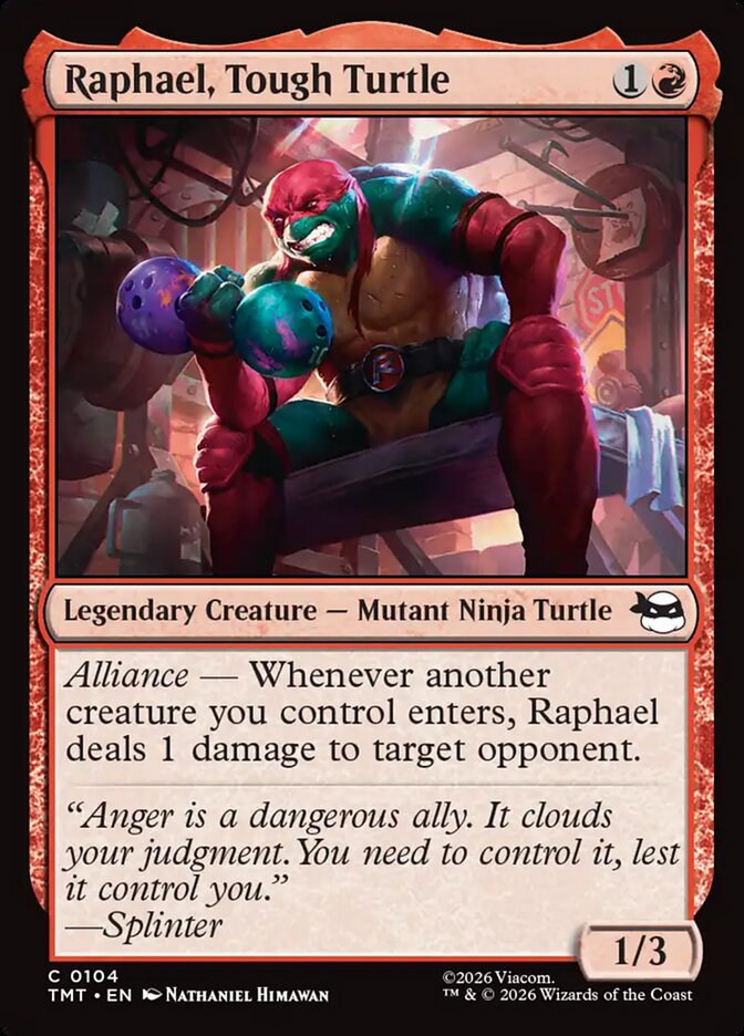Raphael, Tough Turtle [TMT-104] [EN]