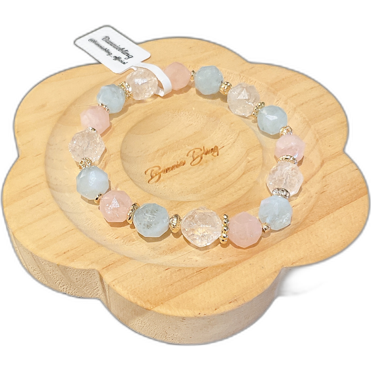 【雲間輕語•柔光淨化】能量調和守護手串