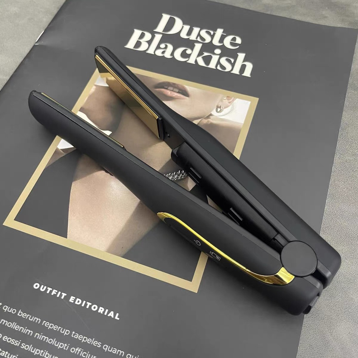 全新 充電式美髮夾板 | 3檔恆溫 | 護髮直捲兩用 | 瀏海定型 | 可拆卸電池