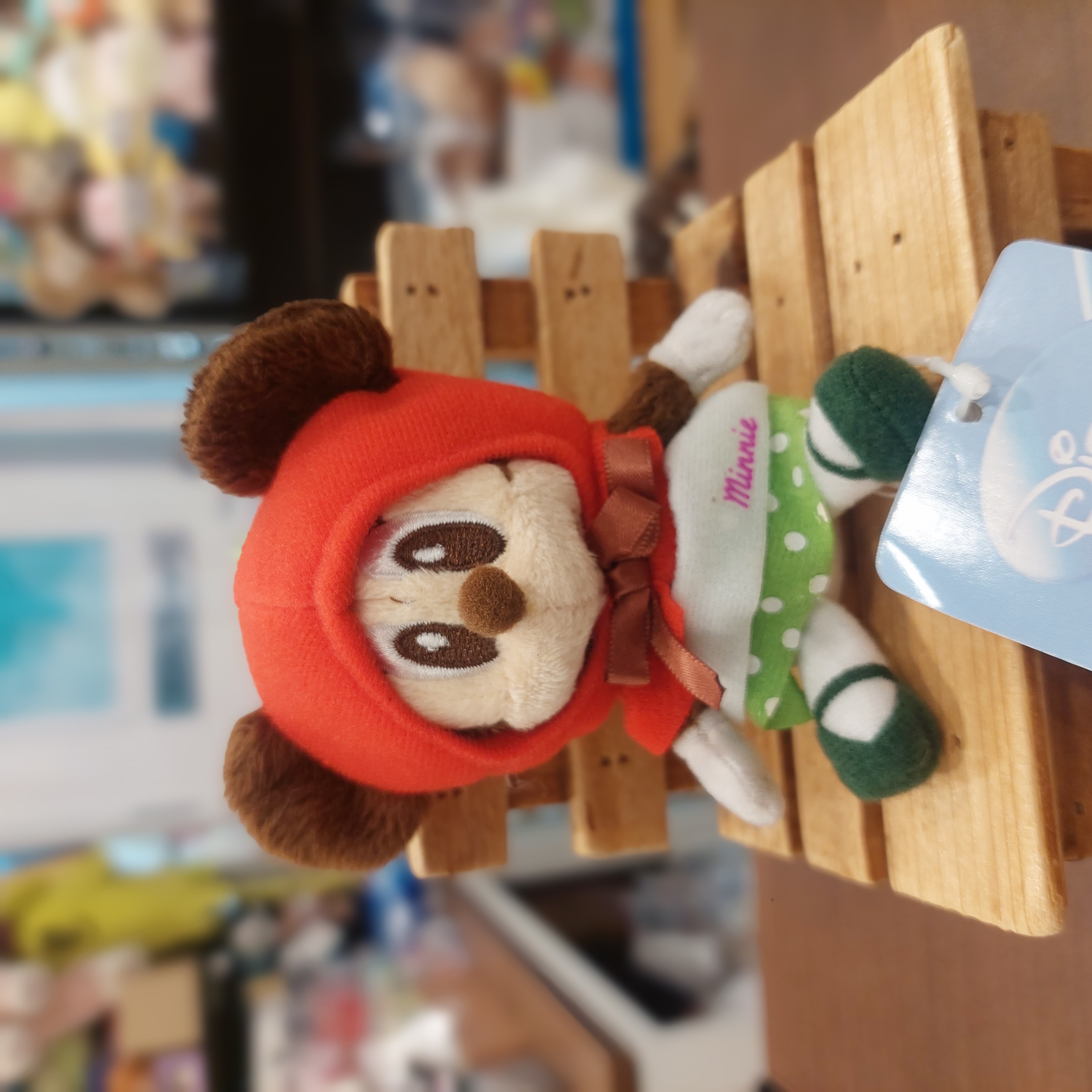 原裝日本 Disney Minnie 米妮 小掛飾 兩款選 11cm