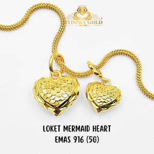 MYDORA Loket Mermaid Heart (5G) l EMAS 916/22K