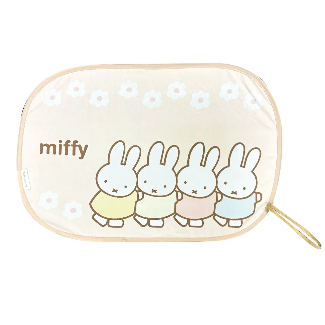 日本直送 Nicott x Miffy 車用玻璃防曬擋 47×32cm 可扭摺 (1套2件) 