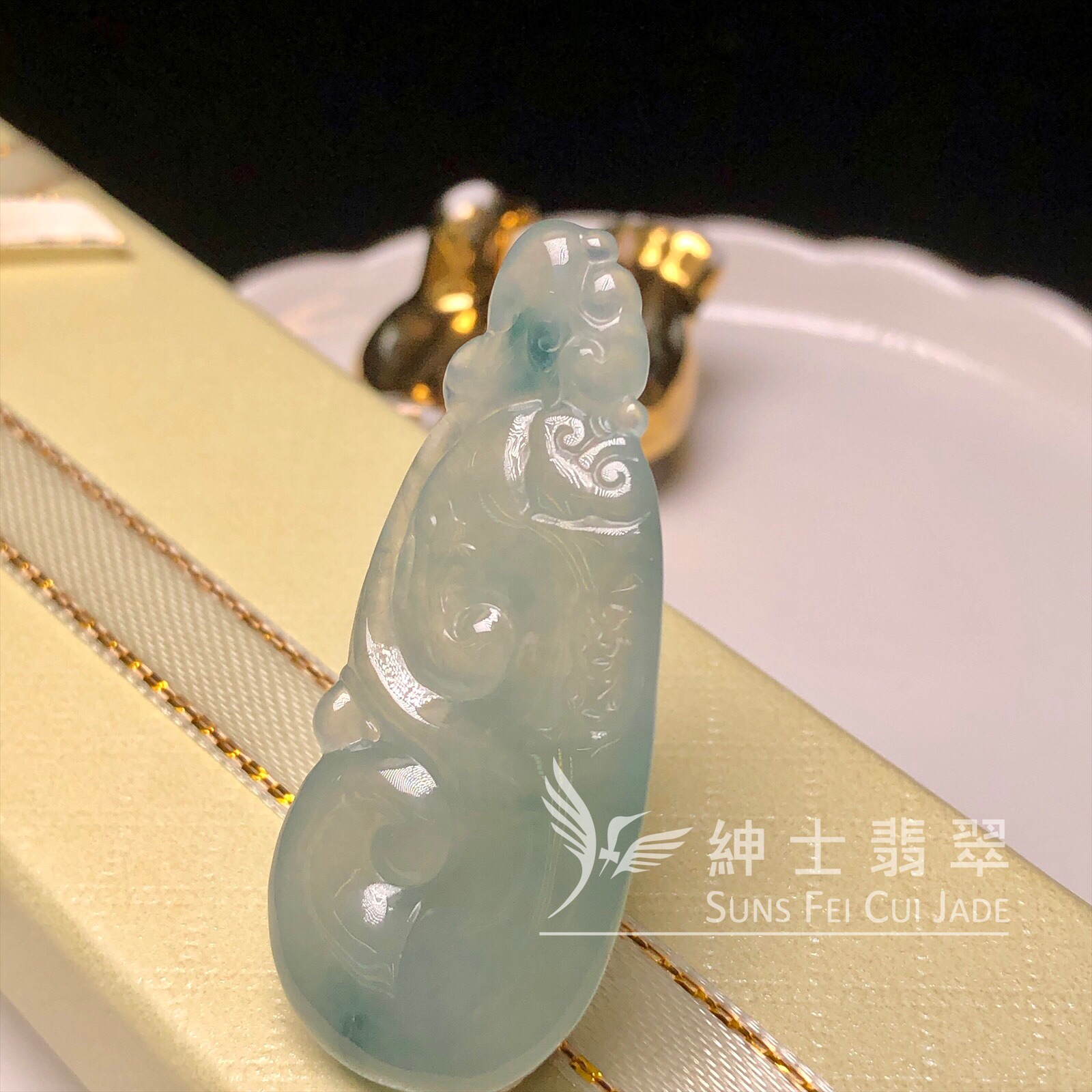 YK00407 飄藍花如意