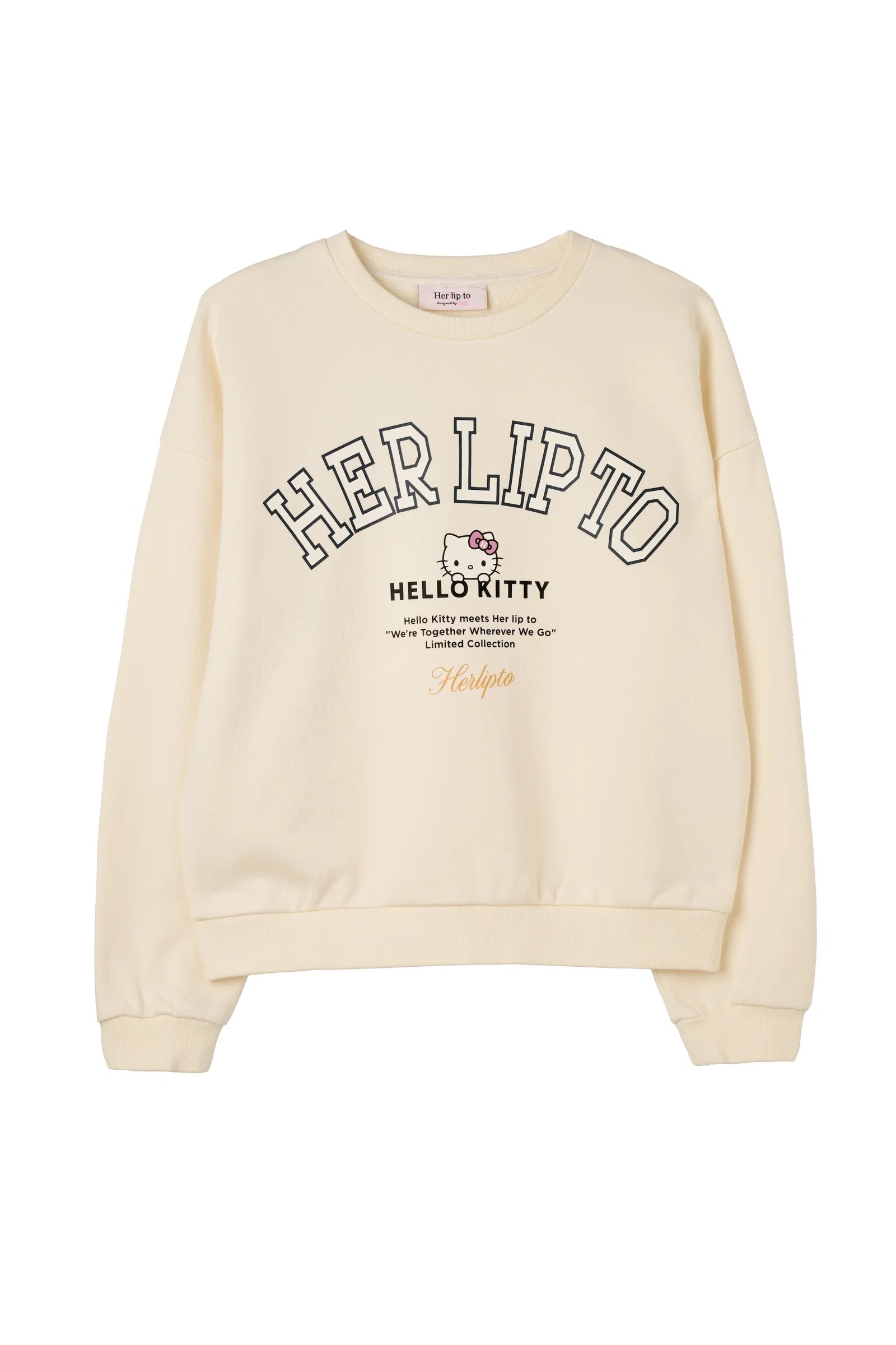 🎀【預訂】Her lip to × Kitty Sweatshirt W