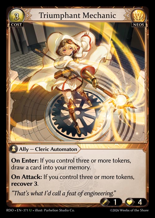 Triumphant Mechanic / RDO-371 (U)