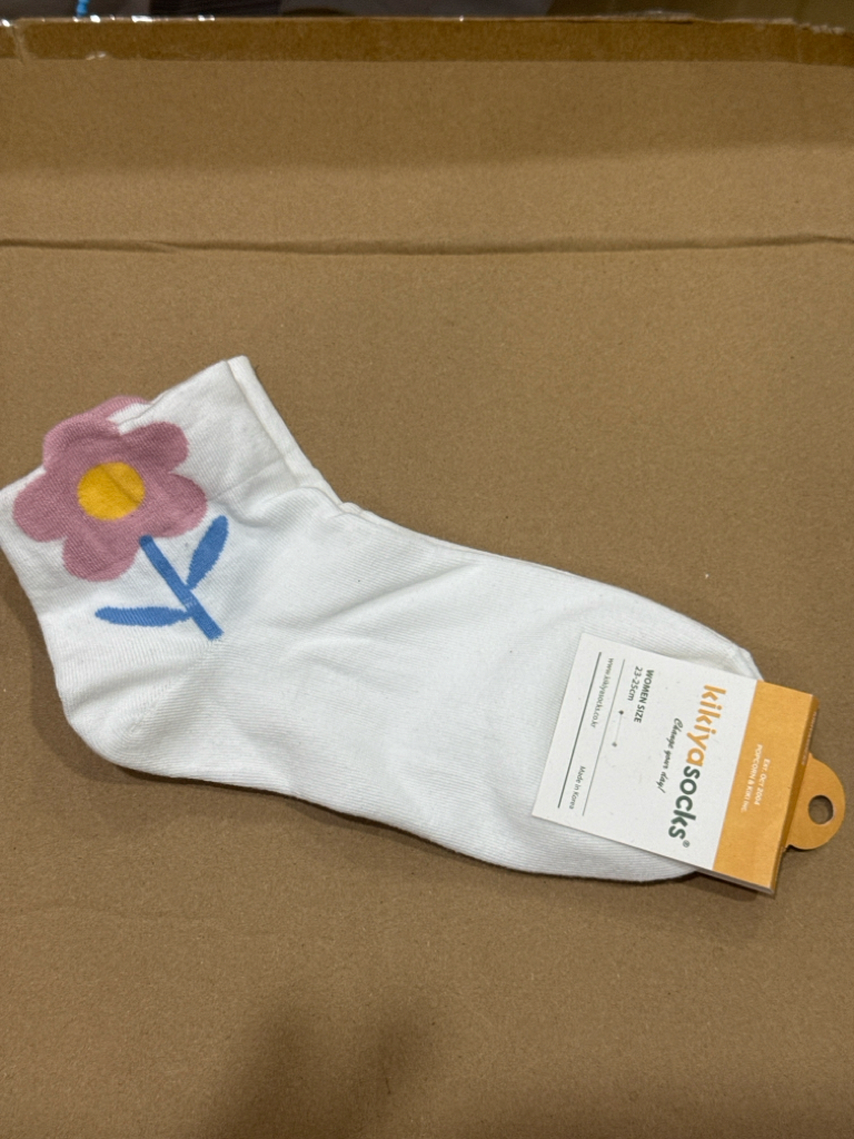 Kikiya Mid Socks Flora Steps