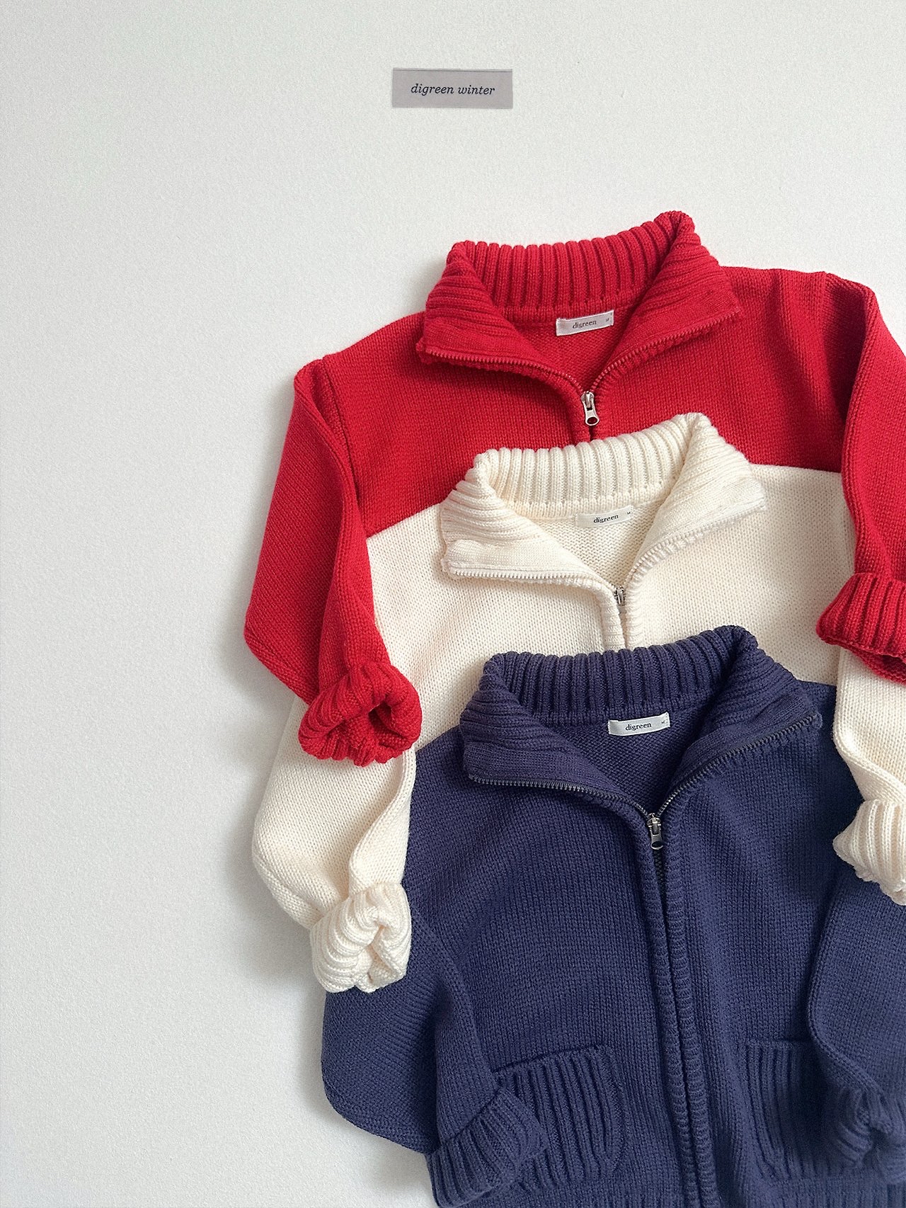 Digreen | Roel Knit Zip-Up 