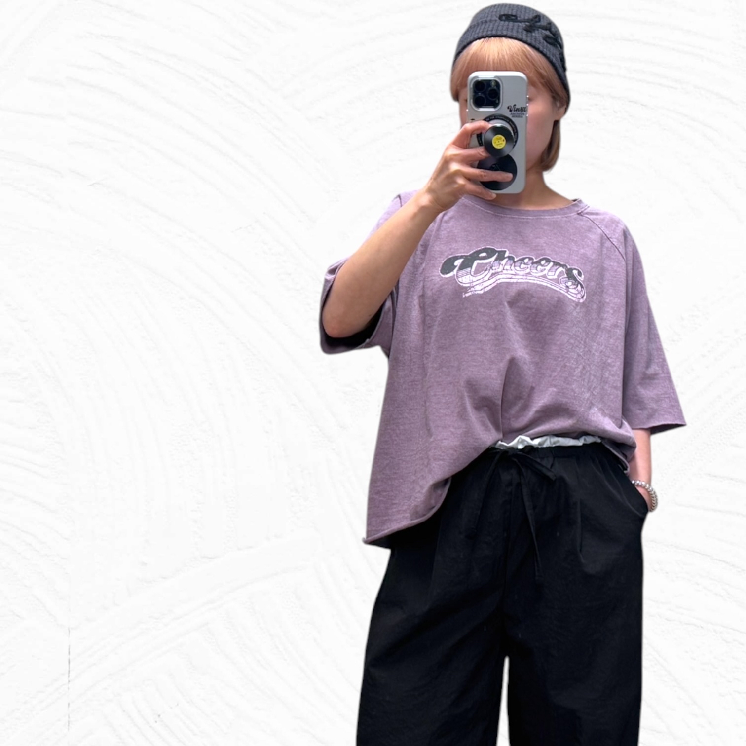 221282 “Cheers”腳開叉Tee