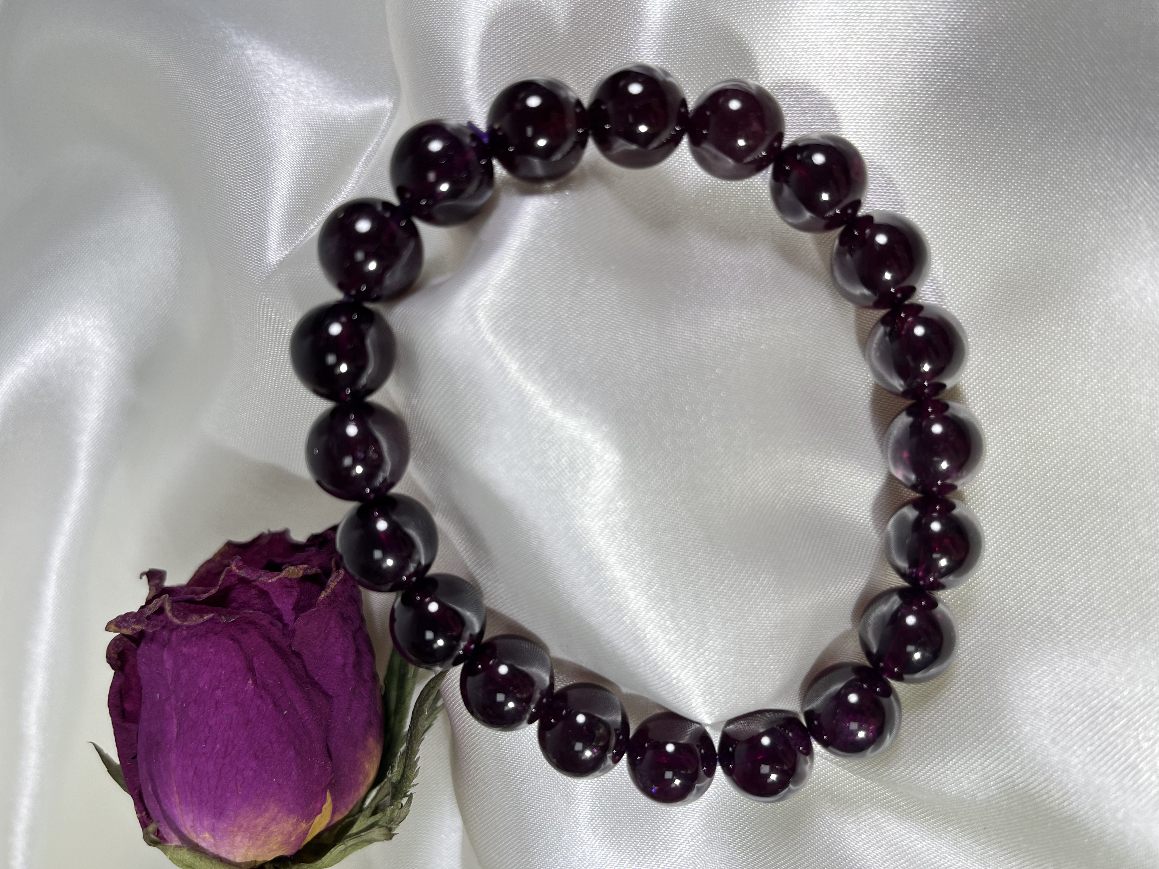 巴西紫牙烏石榴石 10mm