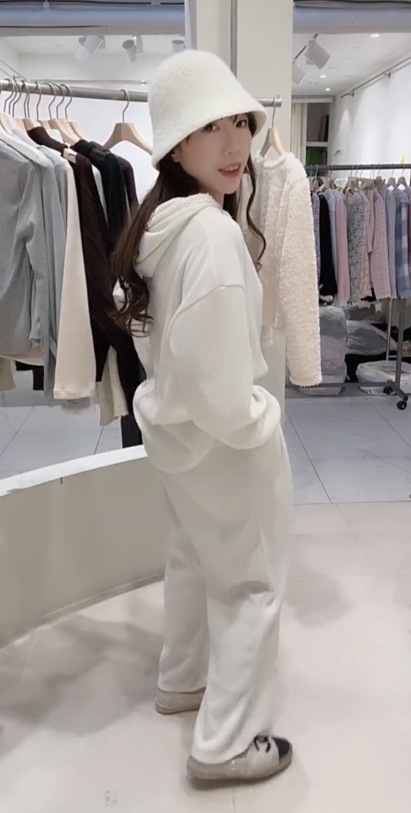 毛巾休閒長褲22/1 東大門檔口直播#ff2727