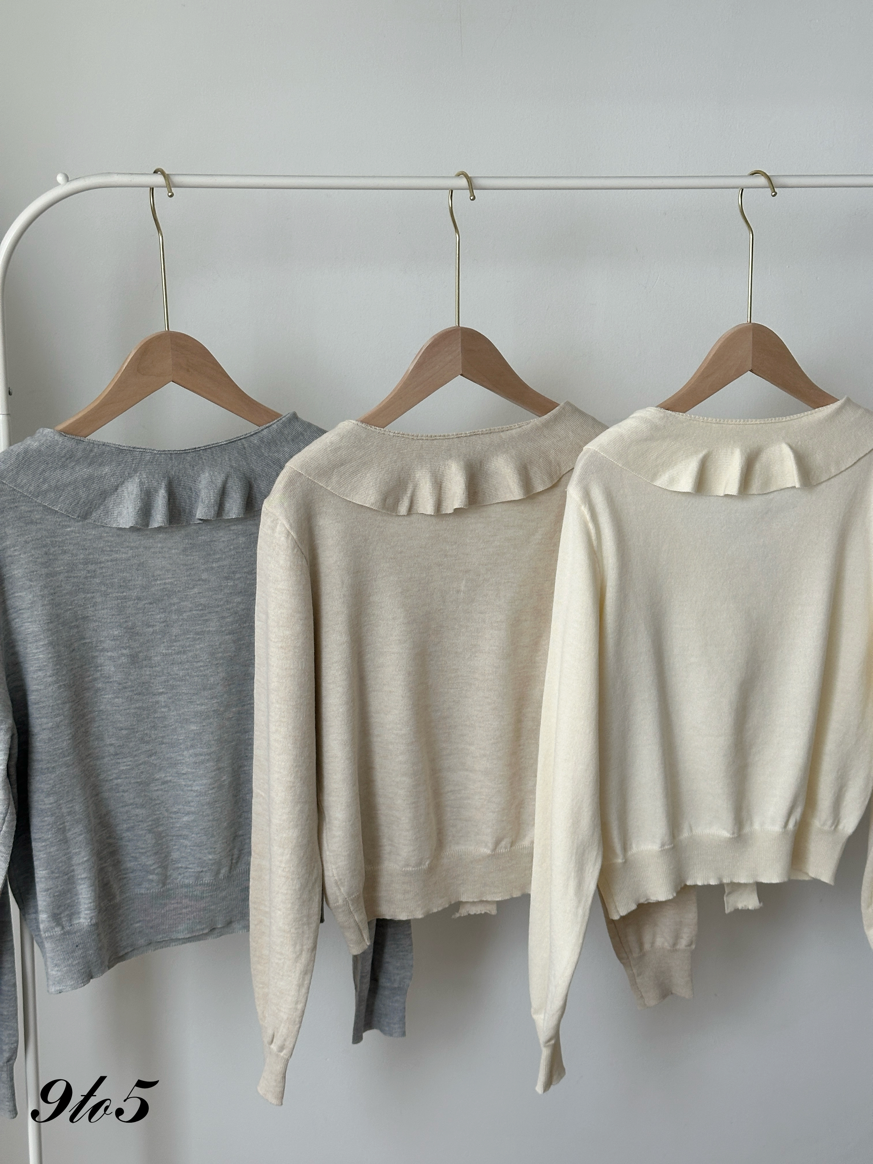T4386 Long Sleeve Draped Knit Sweater - 3 Colors 