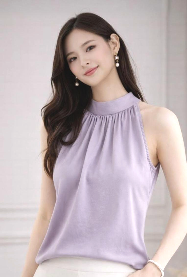 Halter Chiffon Blouse
