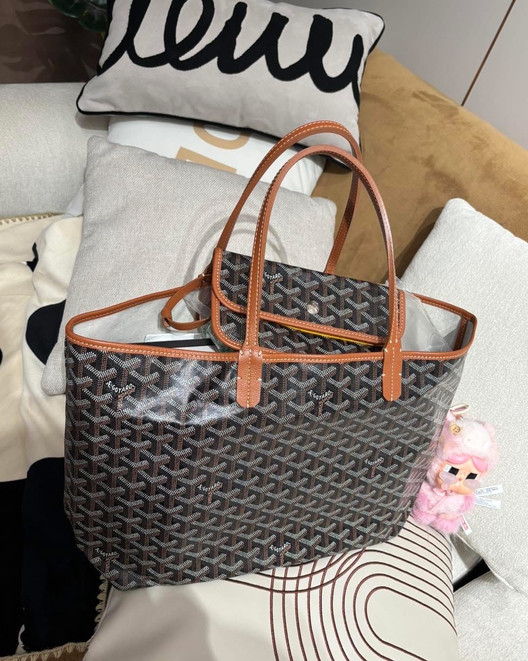 Goyard Saint Louis pm tote bag 100%Authentic,98%new  ✅pouch✅防塵袋 