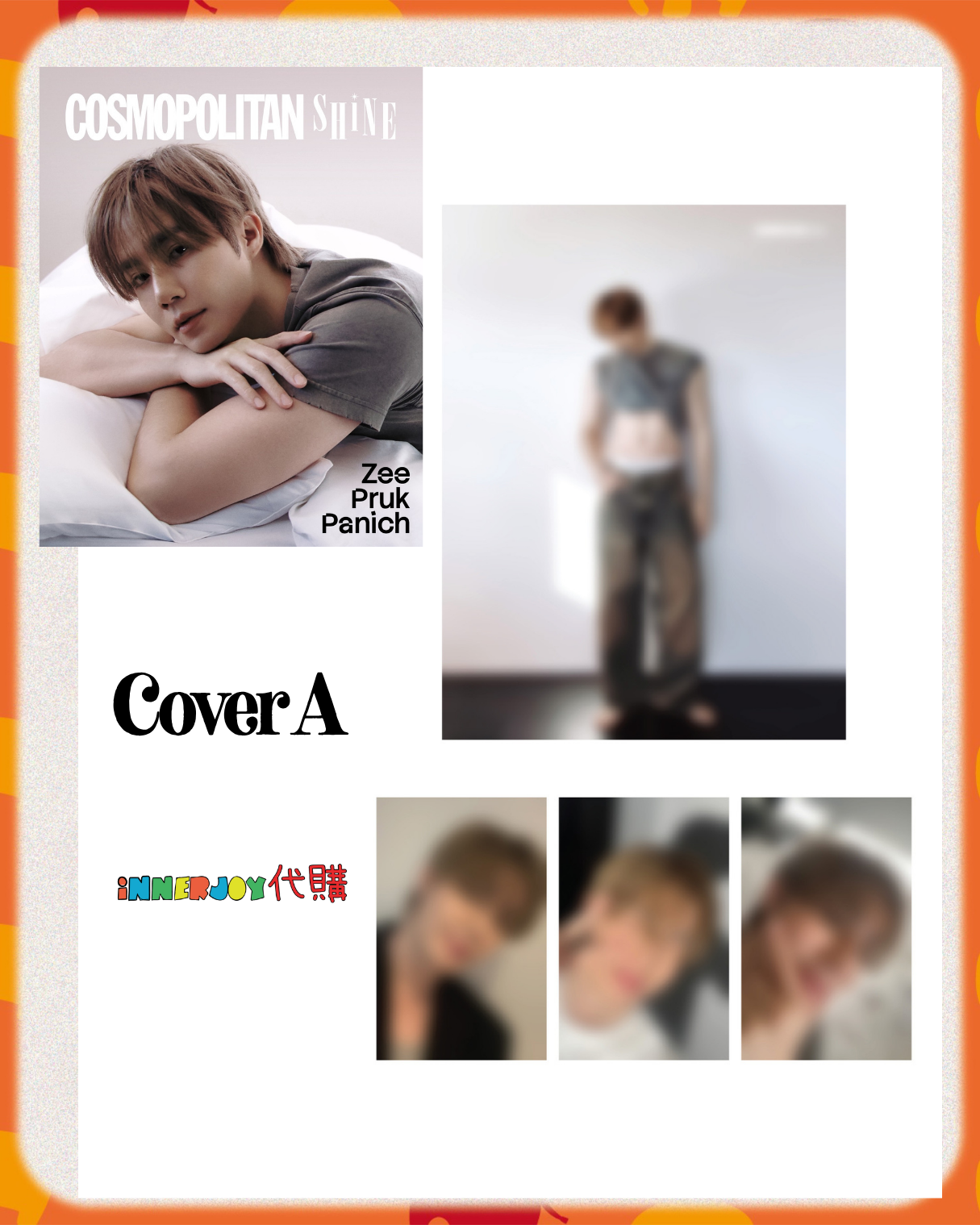 USING ! 預購 | ZeeNunew - Zee Pruk Panich 寫真書 COSMOPOLITAN SHINE Photobook 連福利招募