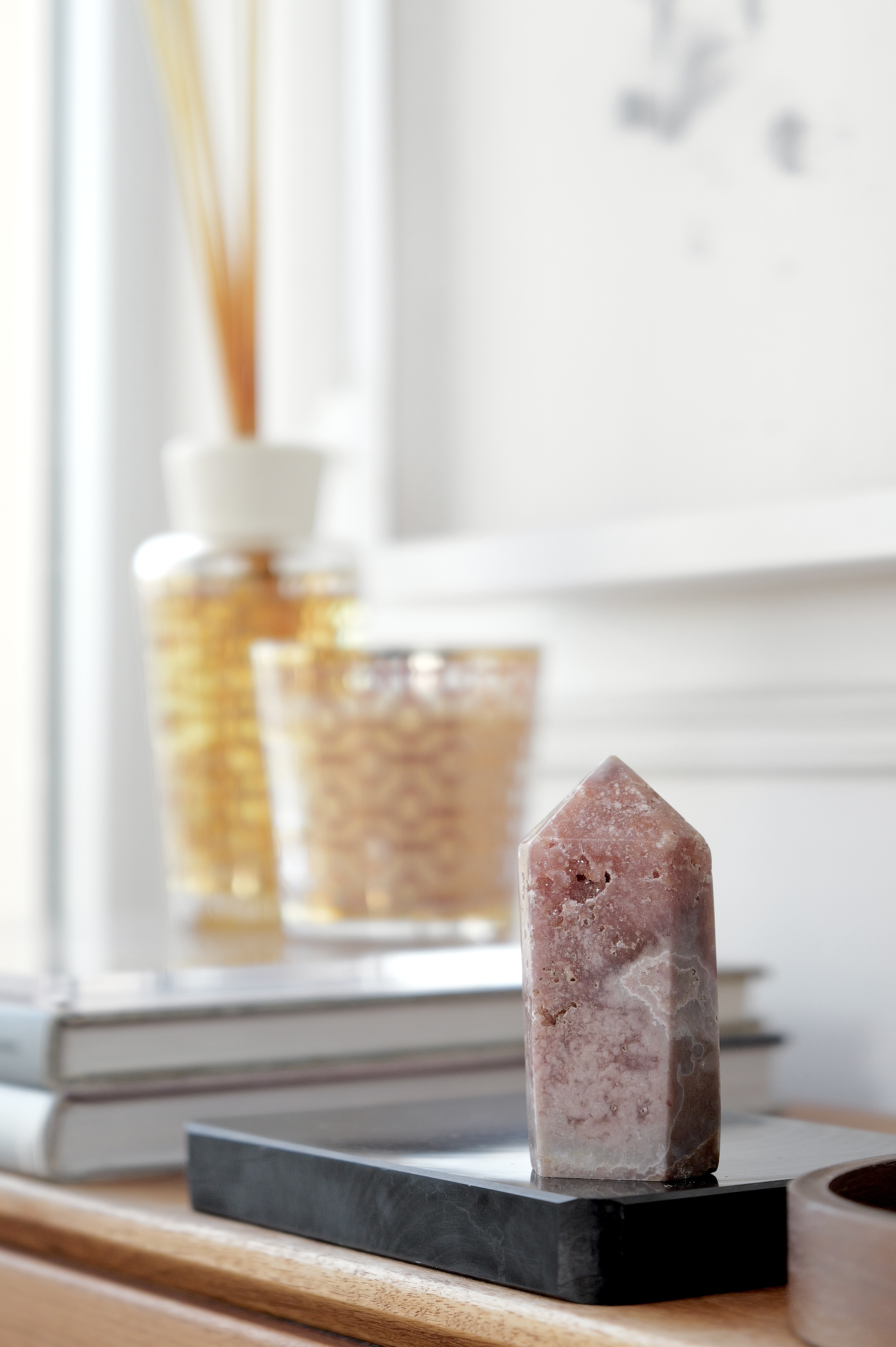 ༒9cm粉紅紫水晶 晶牙六角柱༒ PA.6801C30G19N-RA22*A77