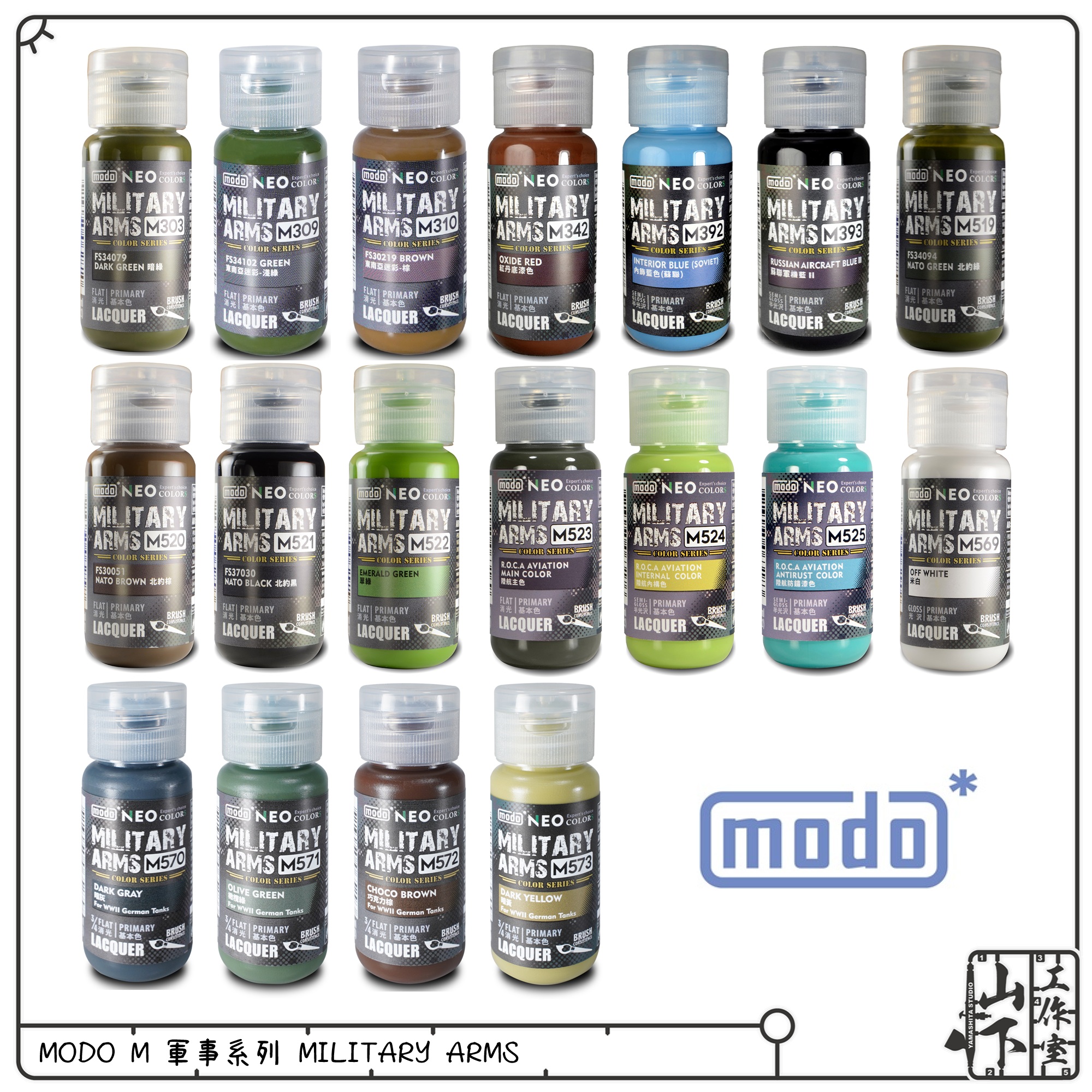 MODO M 軍事系列 MILITARY ARMS