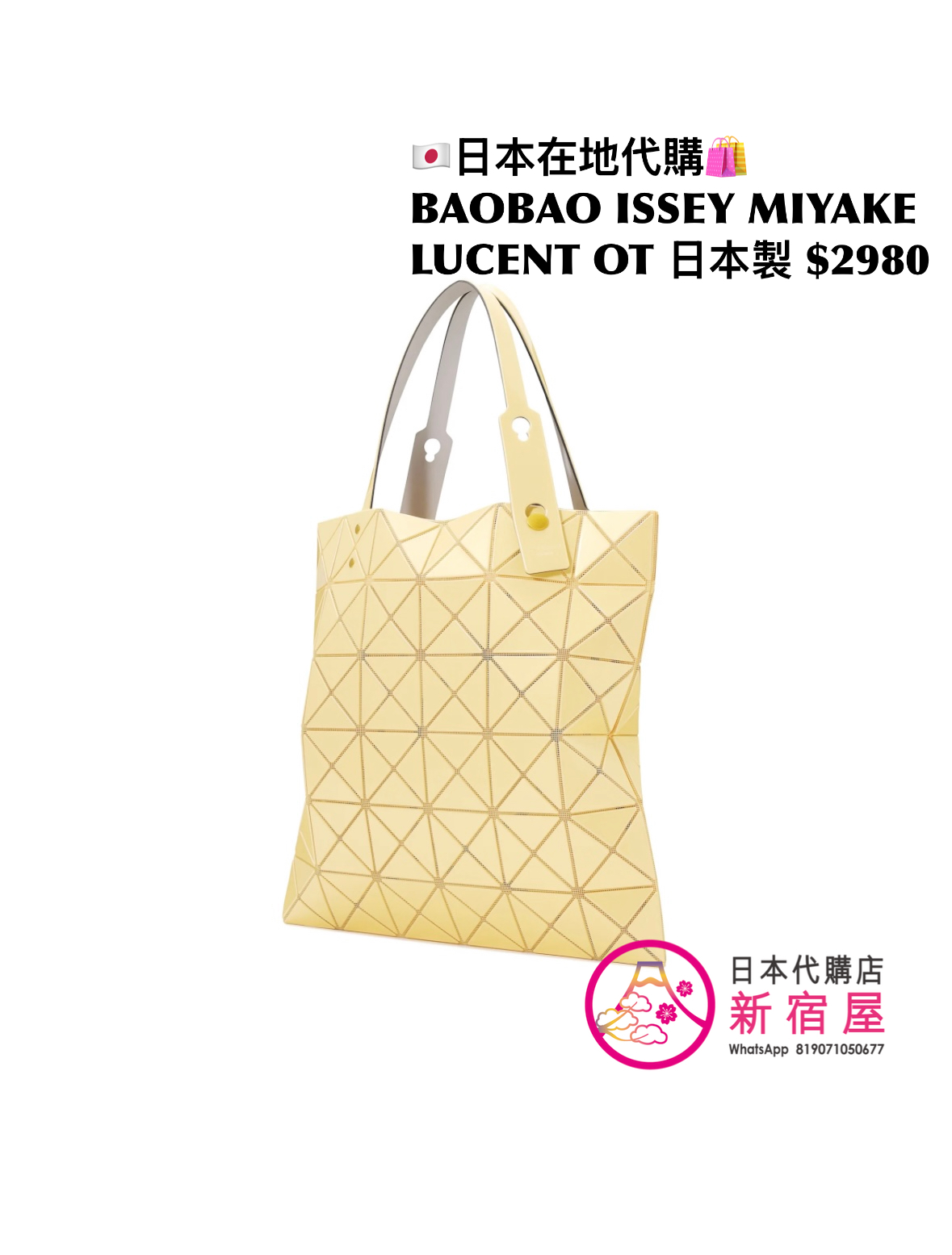 BAOBAO ISSEY MIYAKE LUCENT ONE-TONE