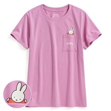 預購 miffy & boris 口袋 tee 